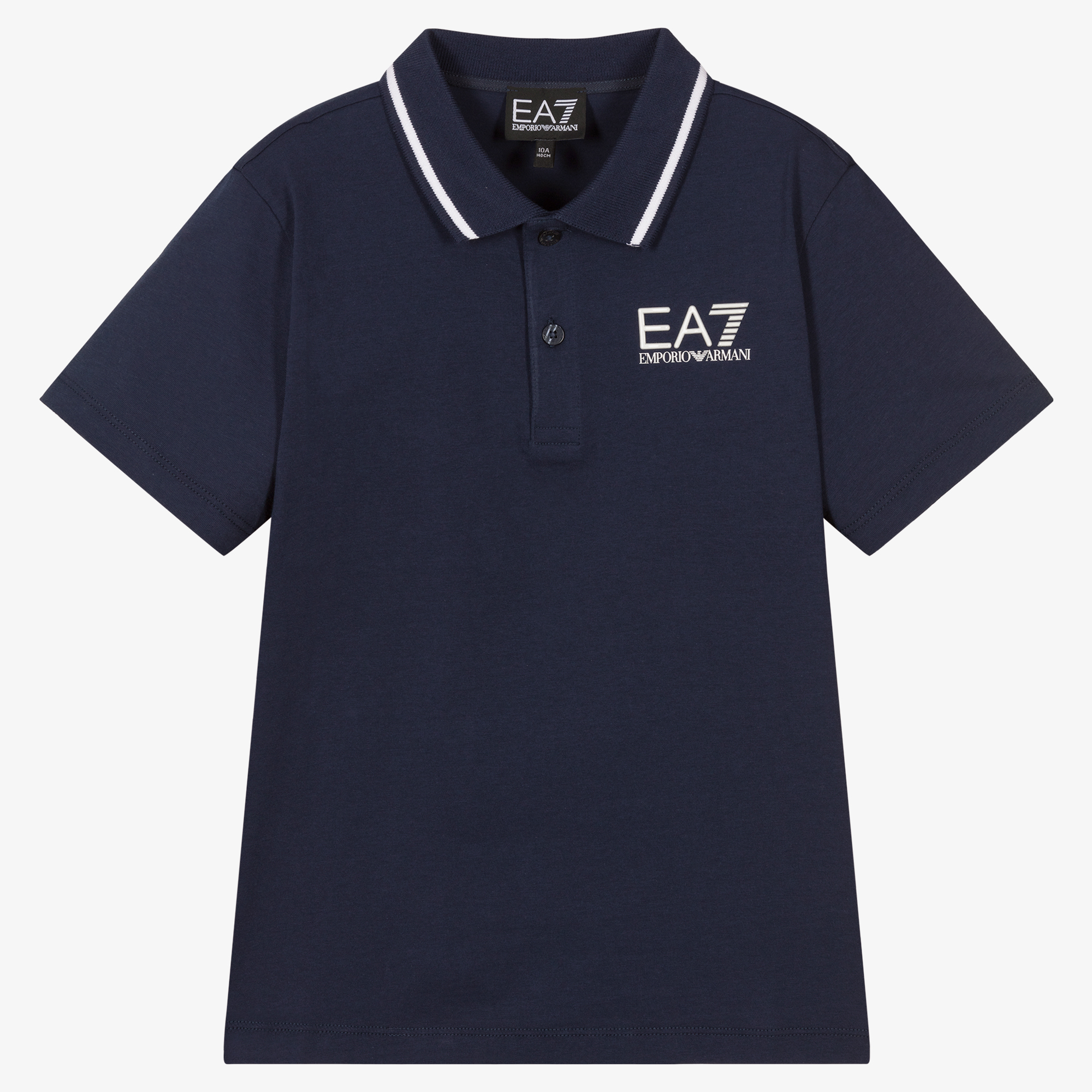 EA7 Emporio Armani - Teen Blue Down Puffer Jacket | Childrensalon