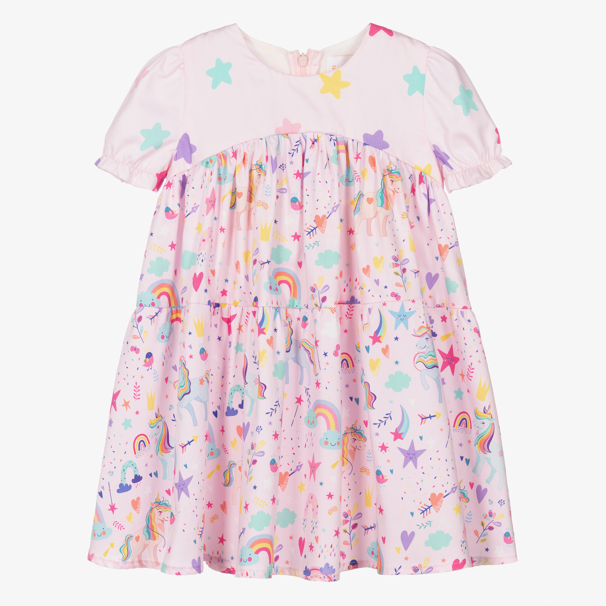 Eirene - Multicolour Bouclé Dress | Childrensalon