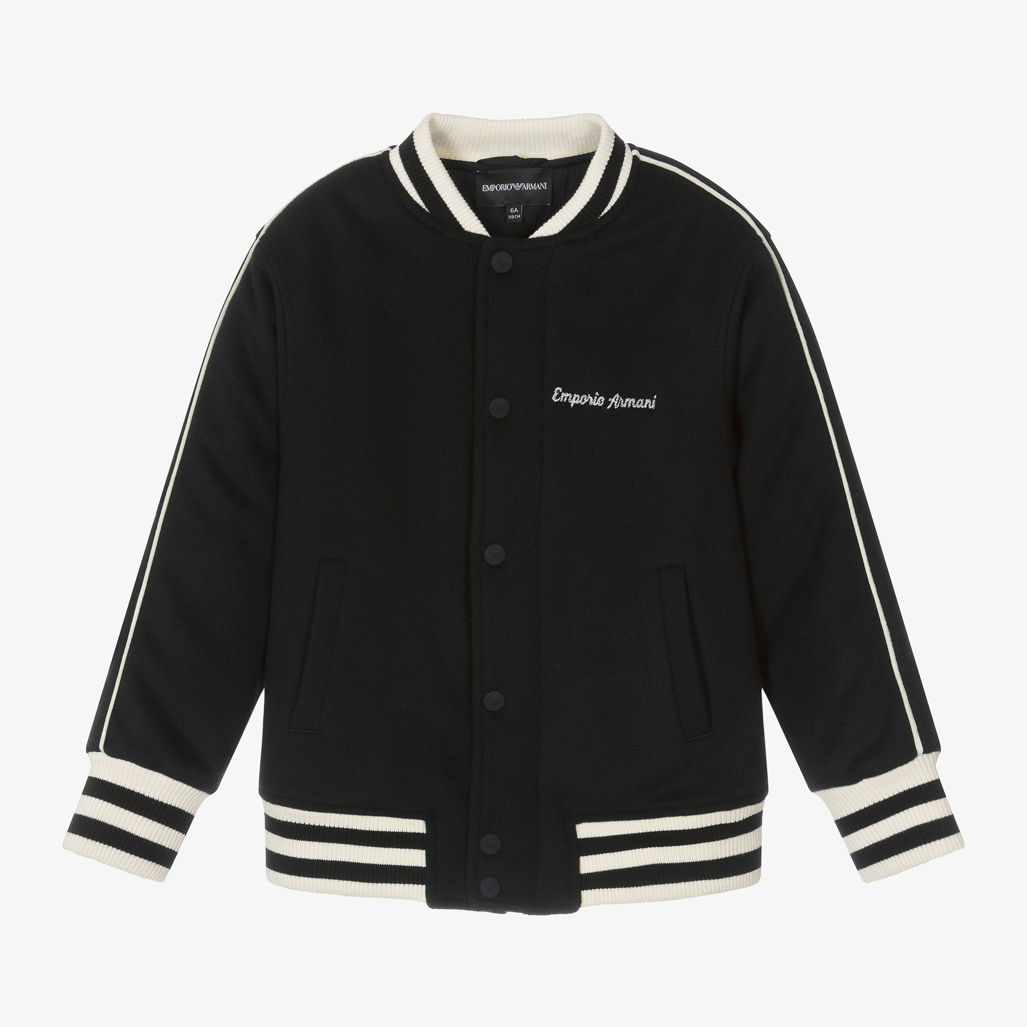 Armani varsity jacket best sale