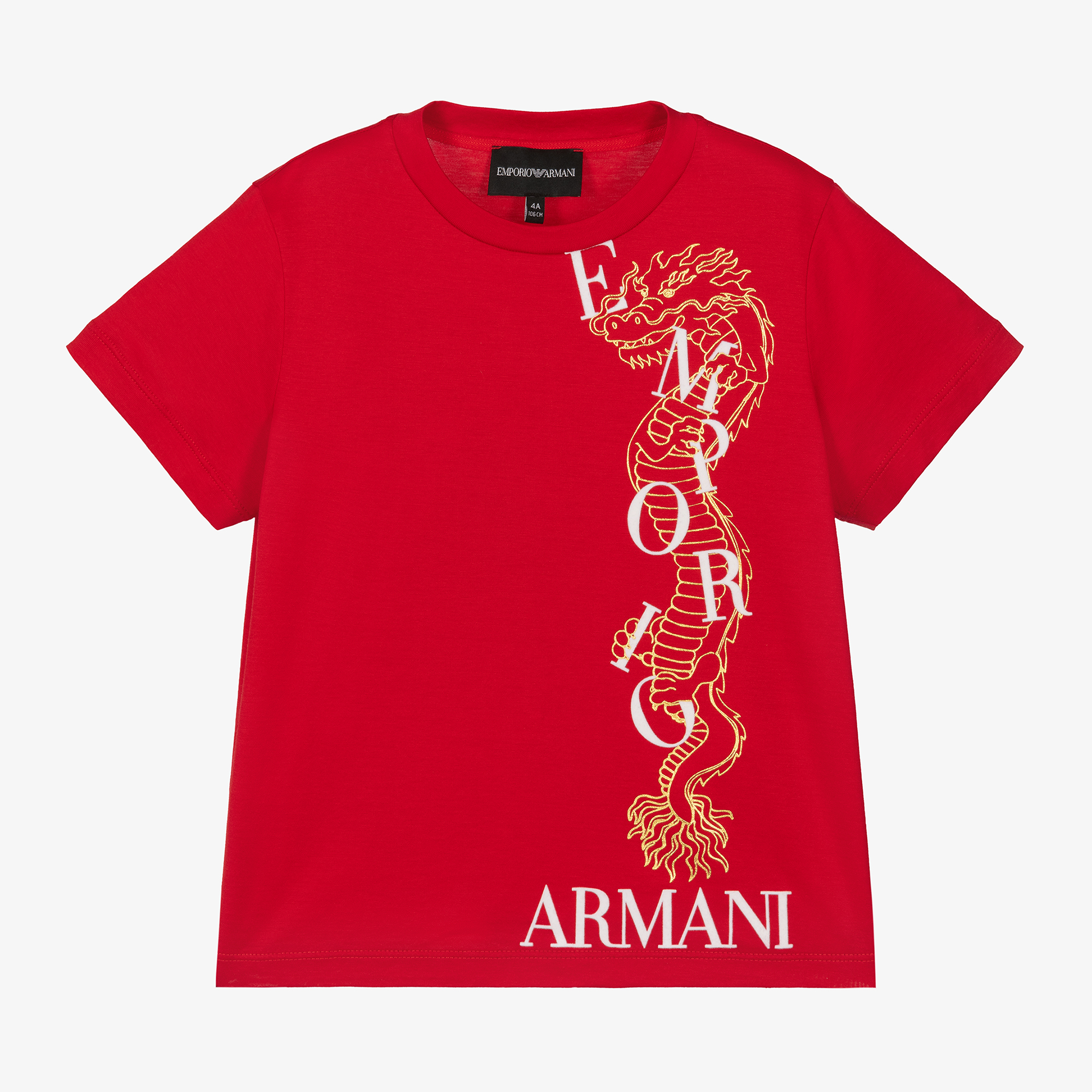 T shirt armani clearance rouge