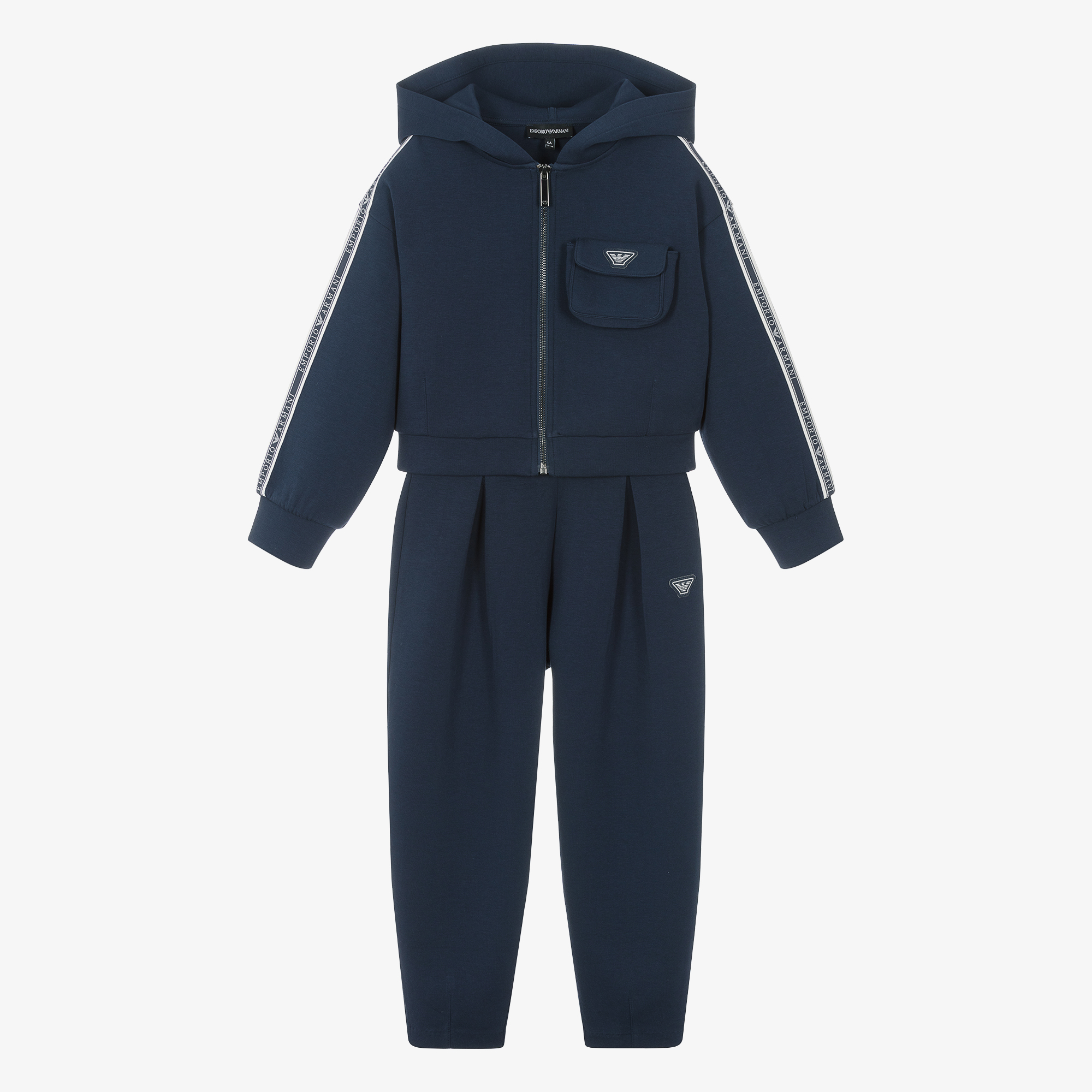 Emporio armani store tracksuit blue