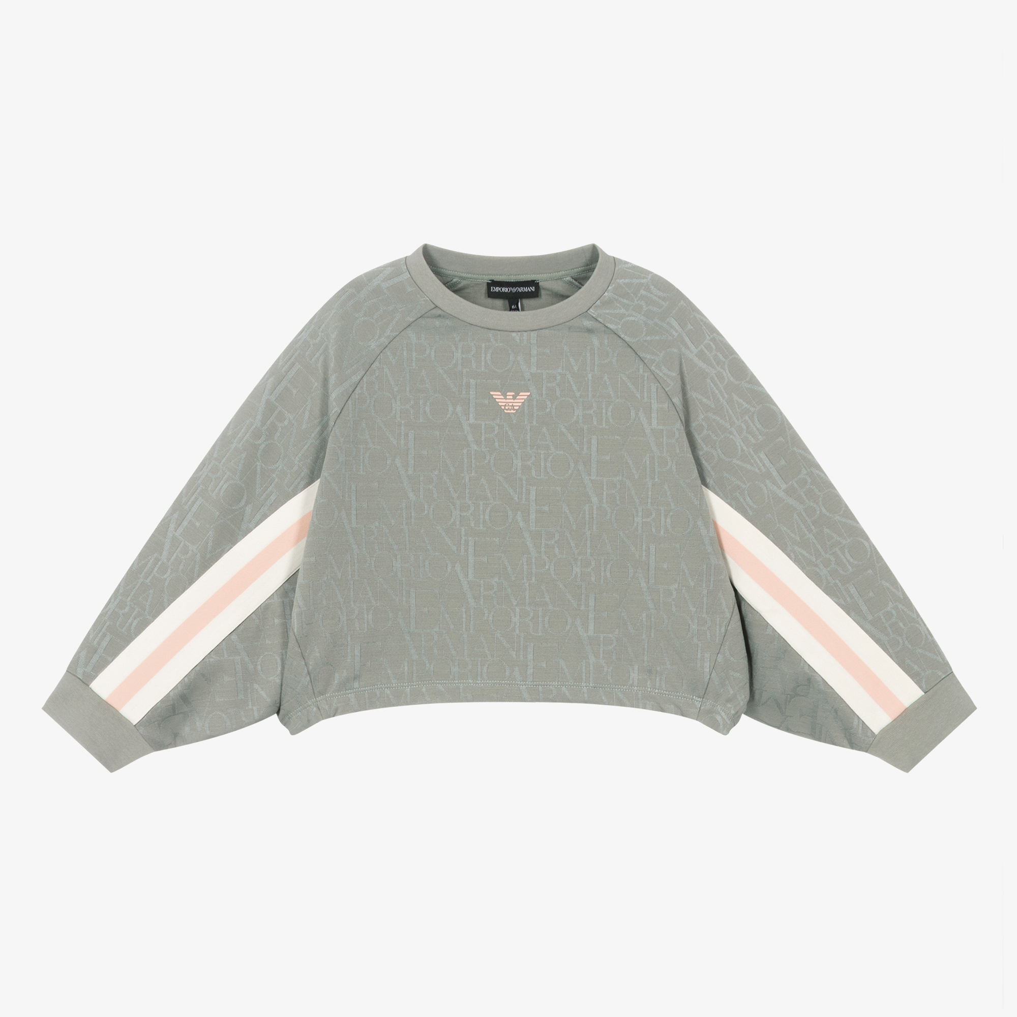 Armani green outlet sweatshirt