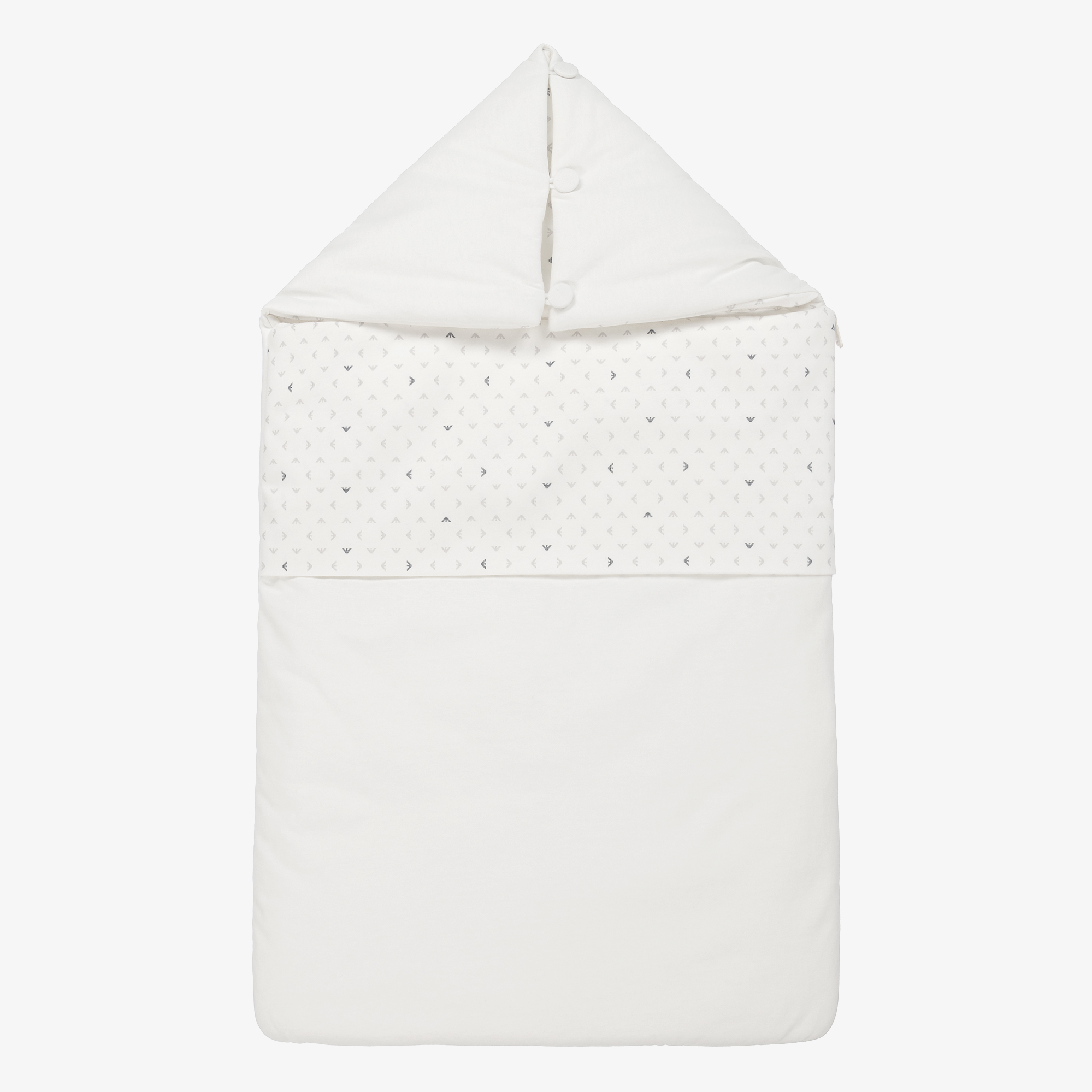 Emporio Armani Ivory Cotton Baby Nest 71cm