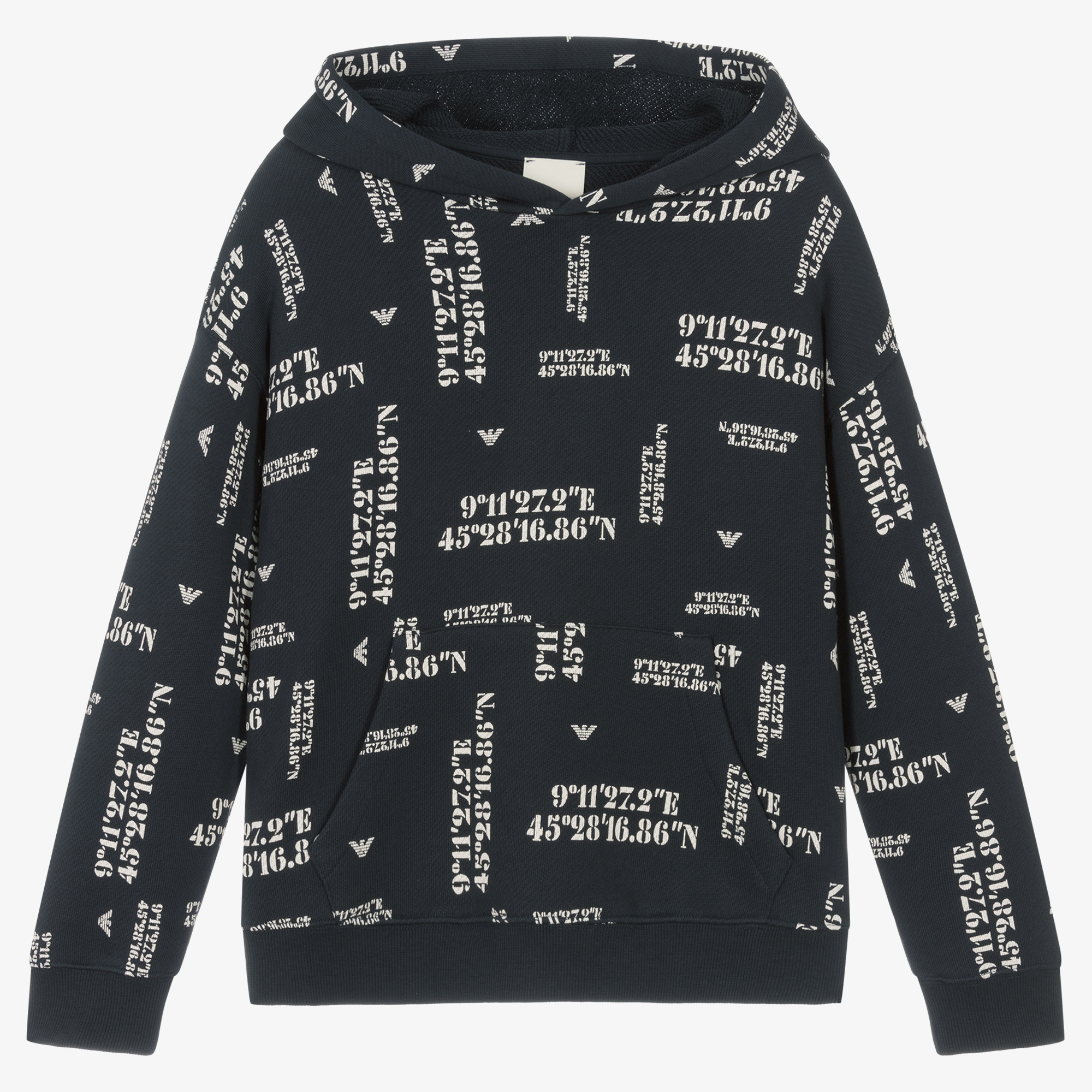 Emporio Armani - Velvet Neoprene Sweatshirt | Childrensalon