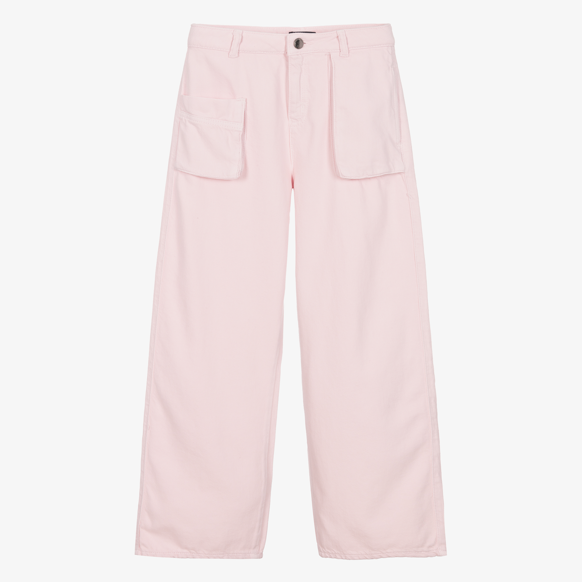 Emporio Armani - Girls Blue & Pink Dot Trousers | Childrensalon