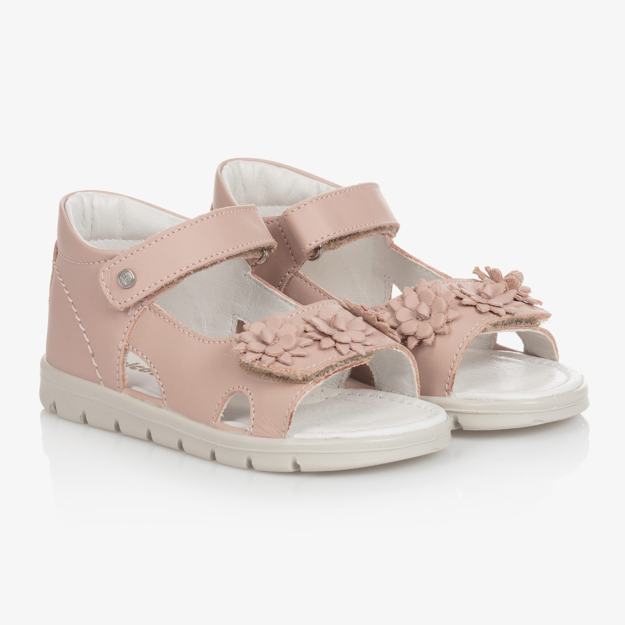 Falcotto by Naturino - Brown Leather Buckle Sandals | Childrensalon