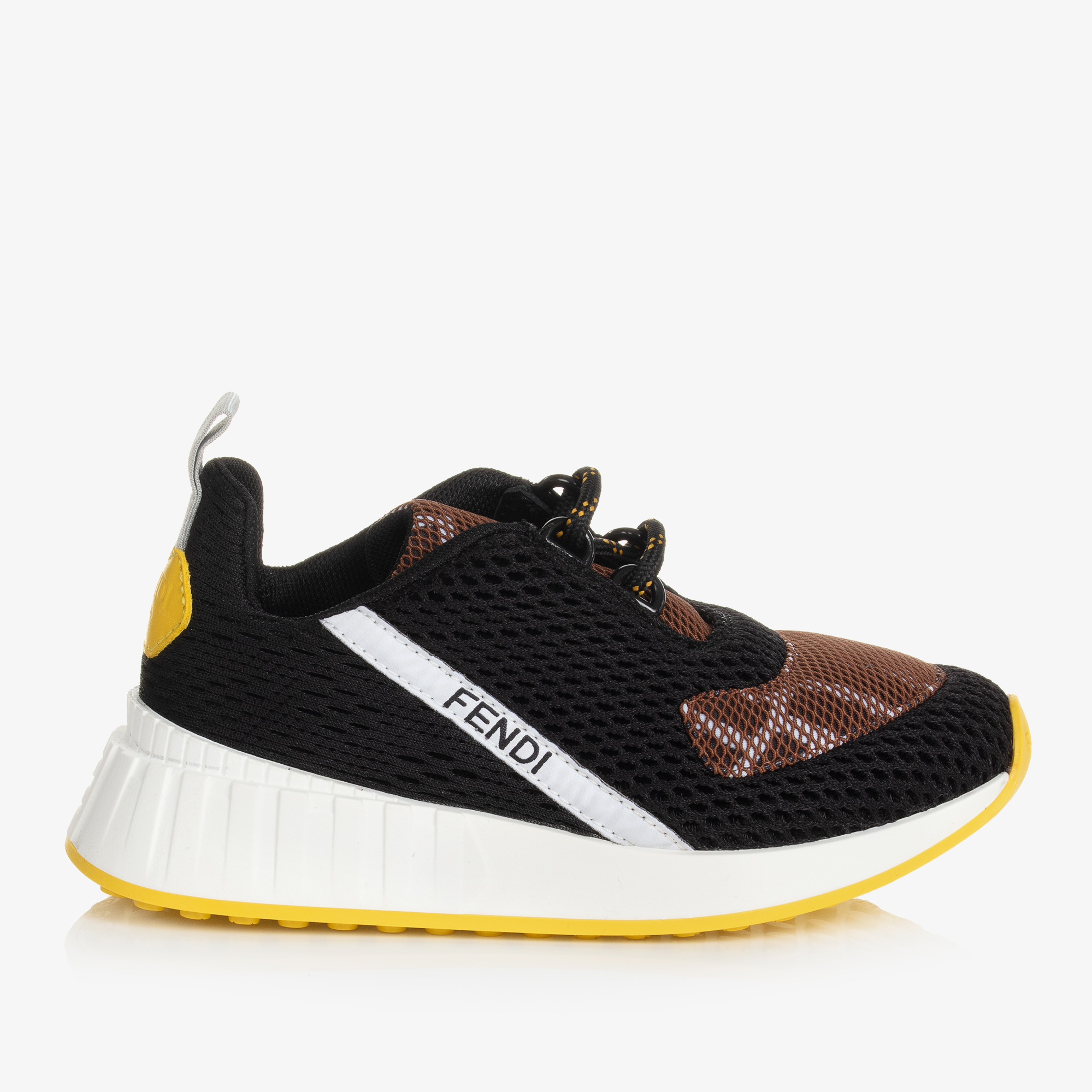 Mens black 2025 fendi trainers