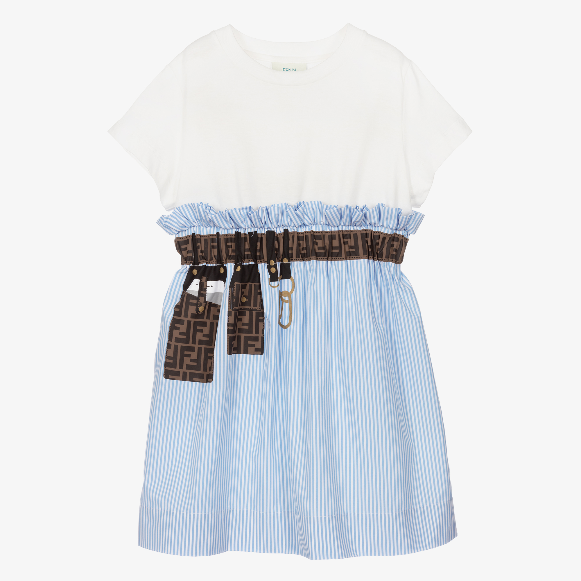 fendi kleid blau