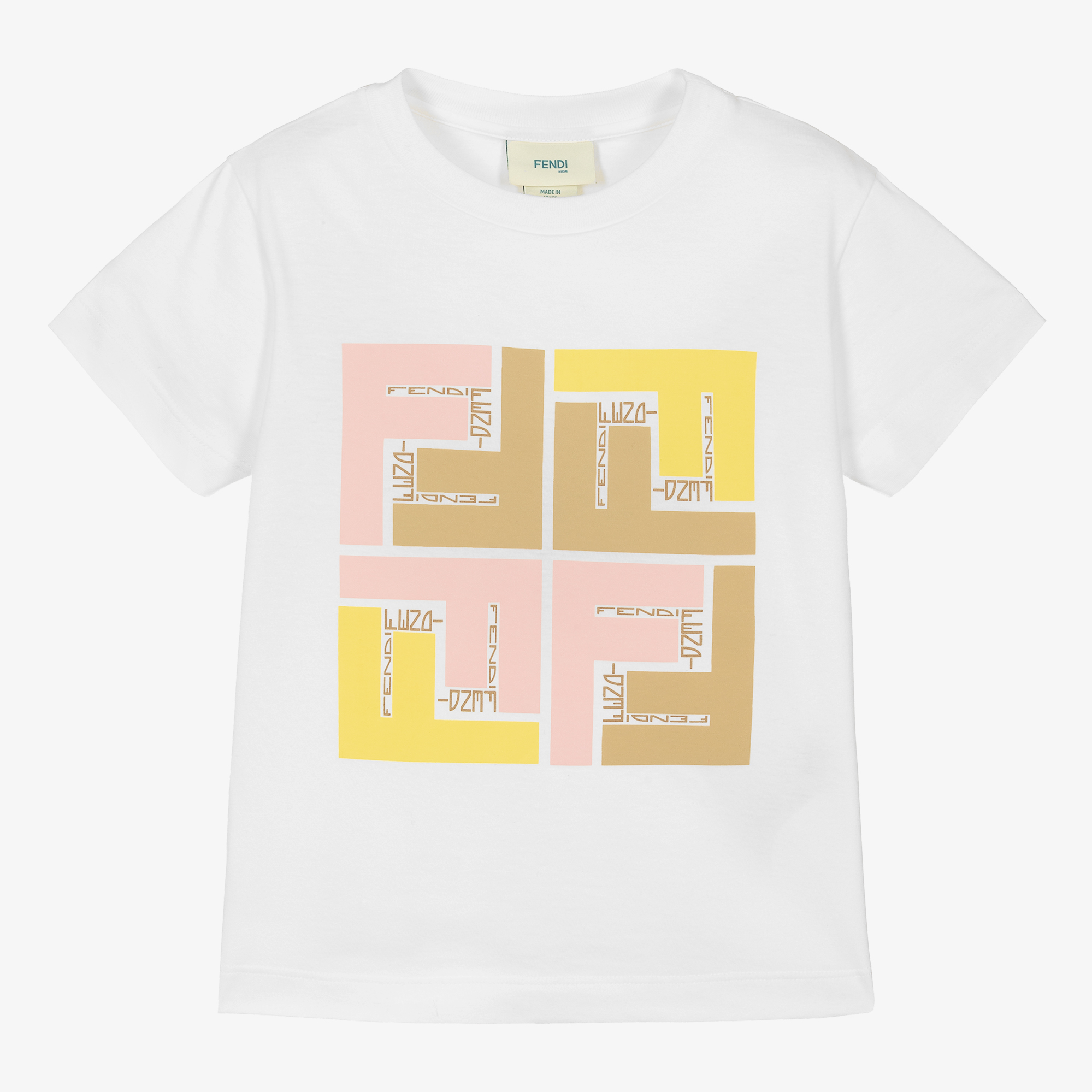 Fendi outlet girls t shirt