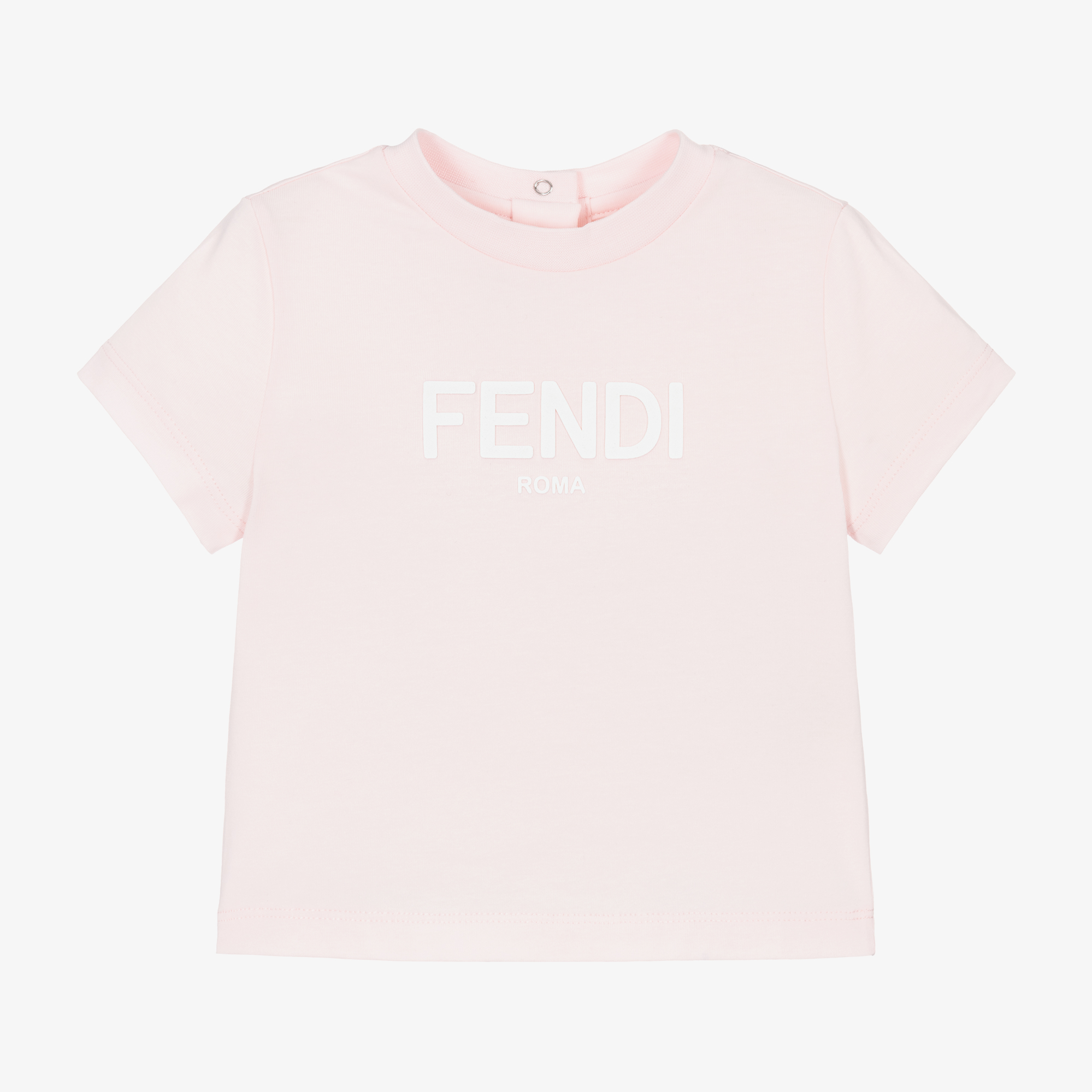 Fendi - Baby Girls Pink FF Pre-Walkers | Childrensalon