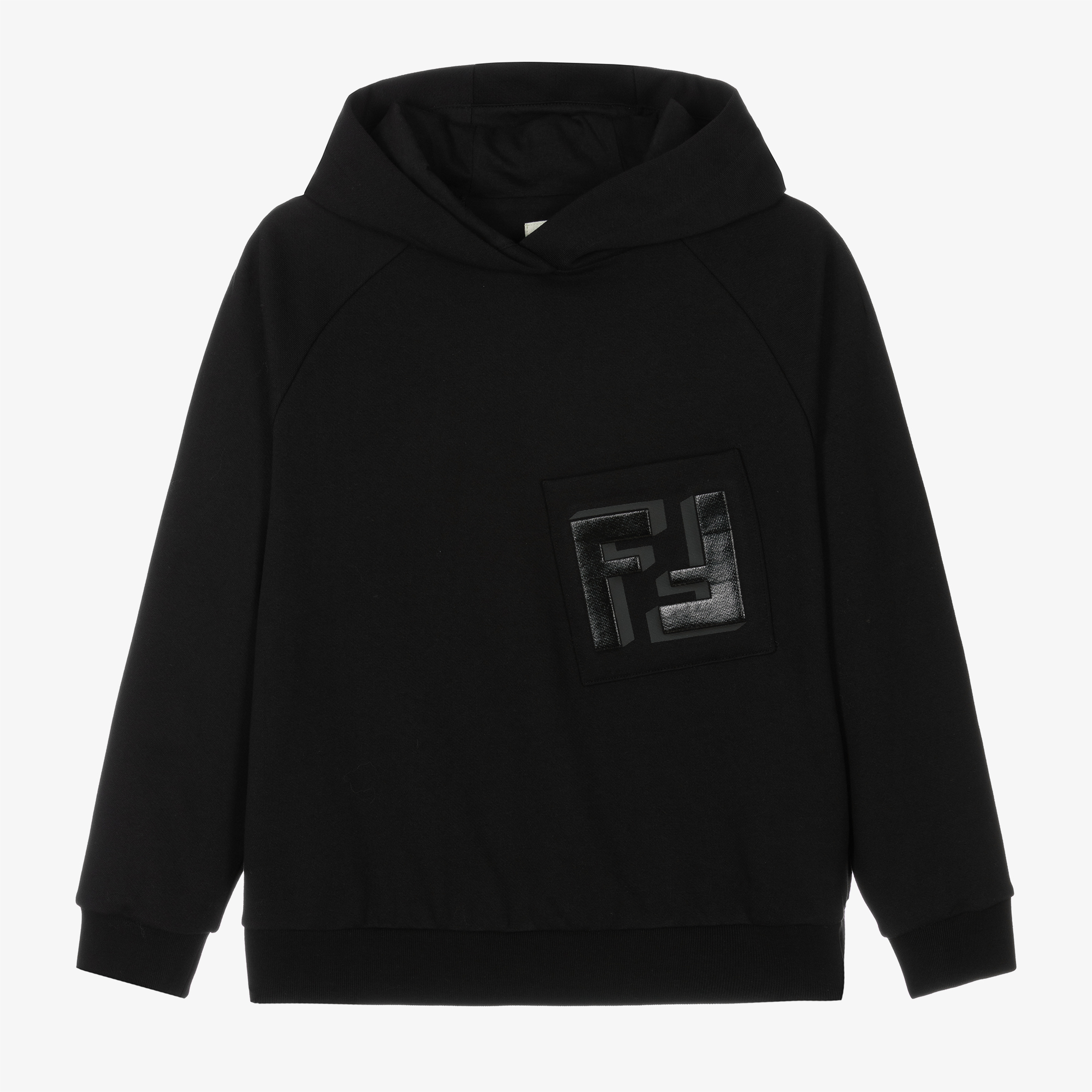 Fendi hoodie black and white sale