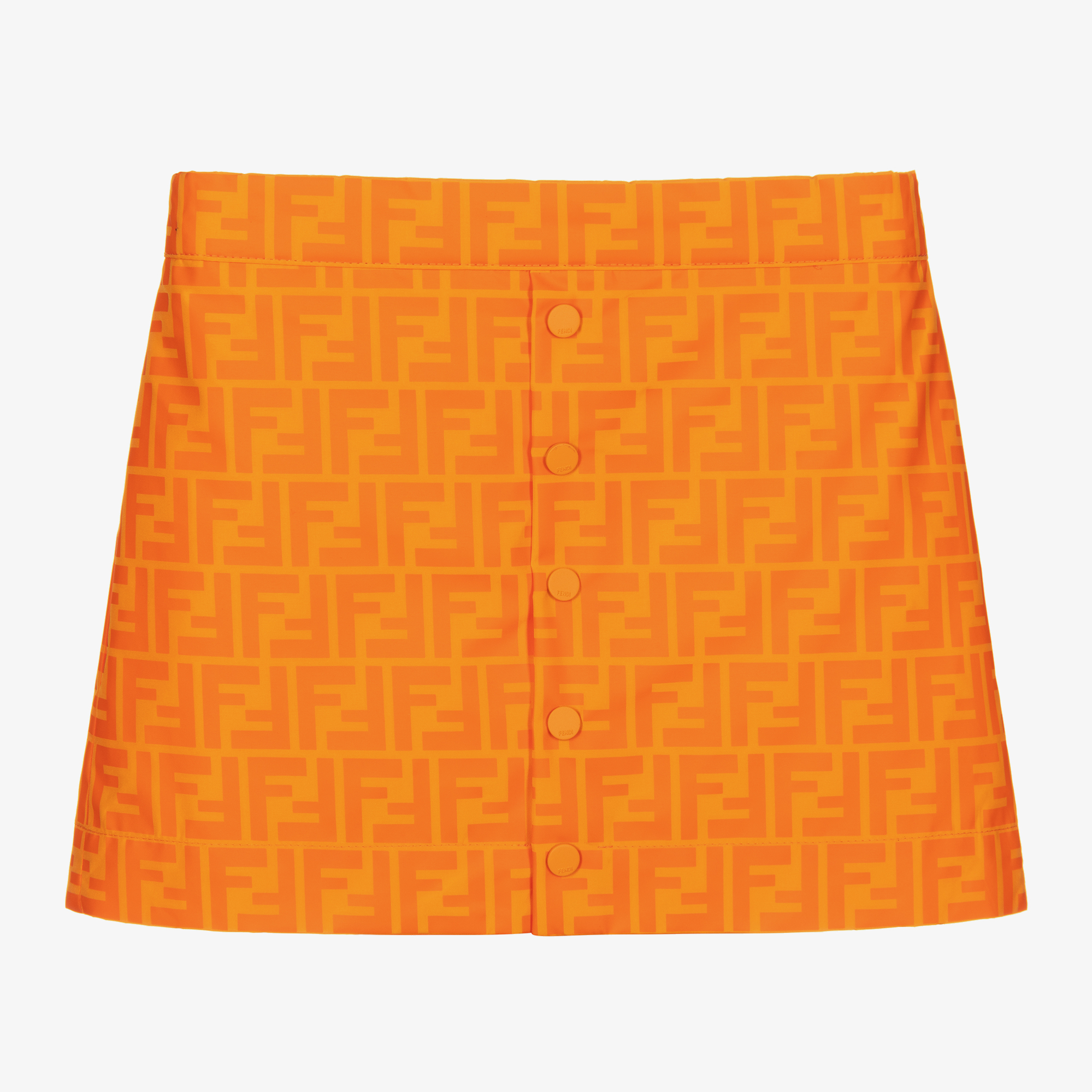 Fendi - Teen Yellow Logo Skirt | Childrensalon