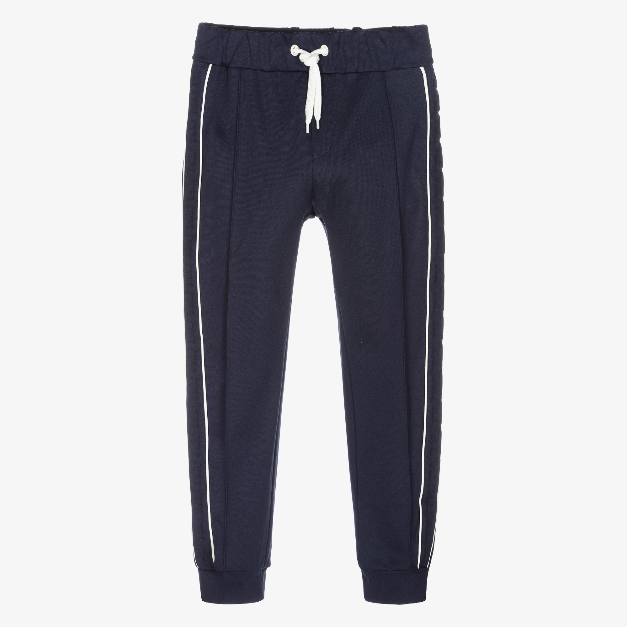 Fendi - Navy Blue Logo Joggers | Childrensalon