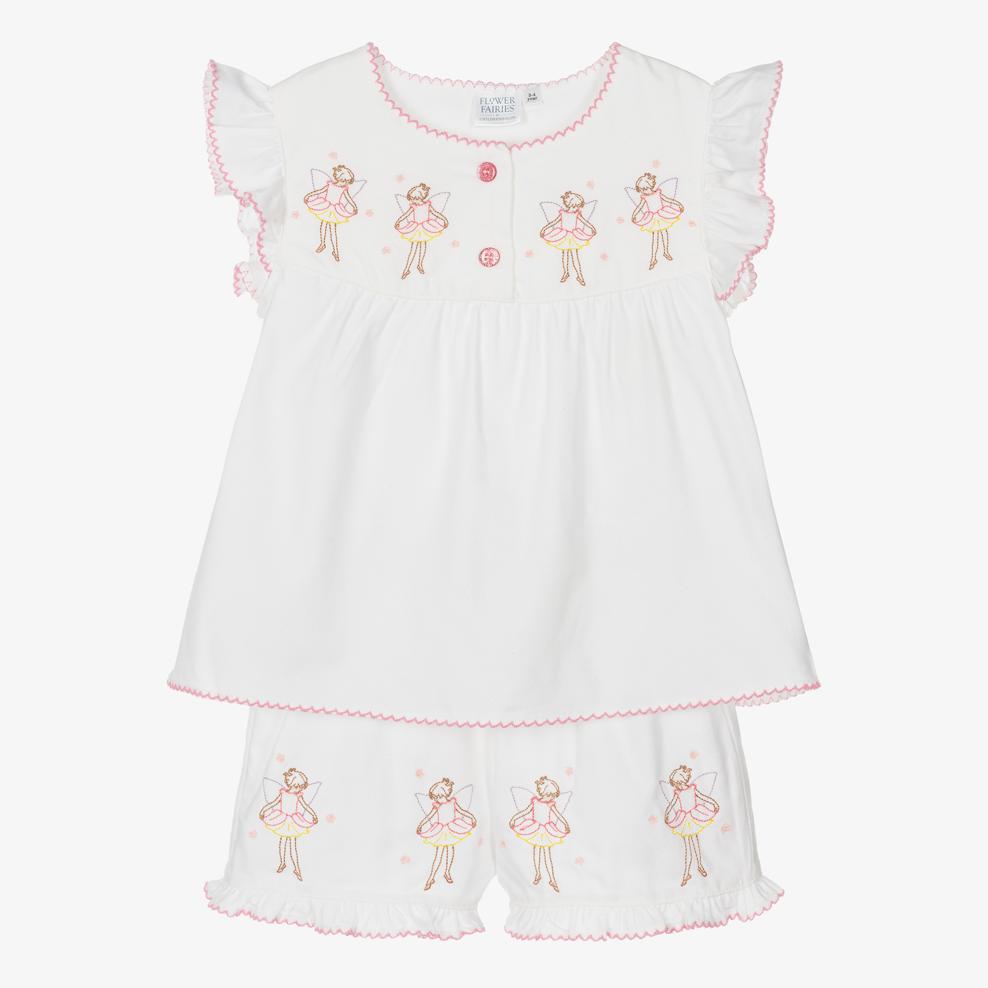 Flower Fairies™ by Childrensalon - Girls Cotton Short Pyjamas ...