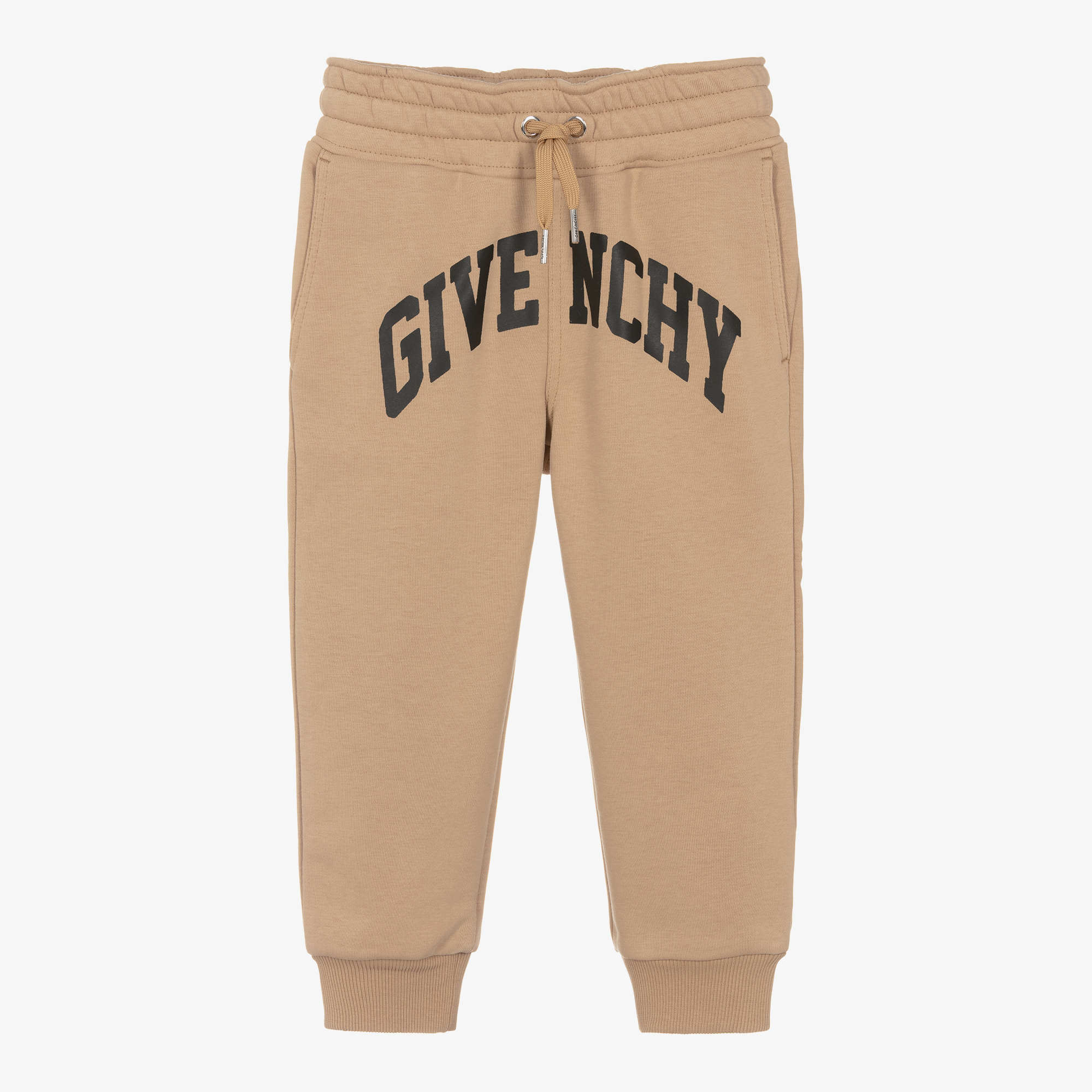 Givenchy Boys Beige Cotton Joggers