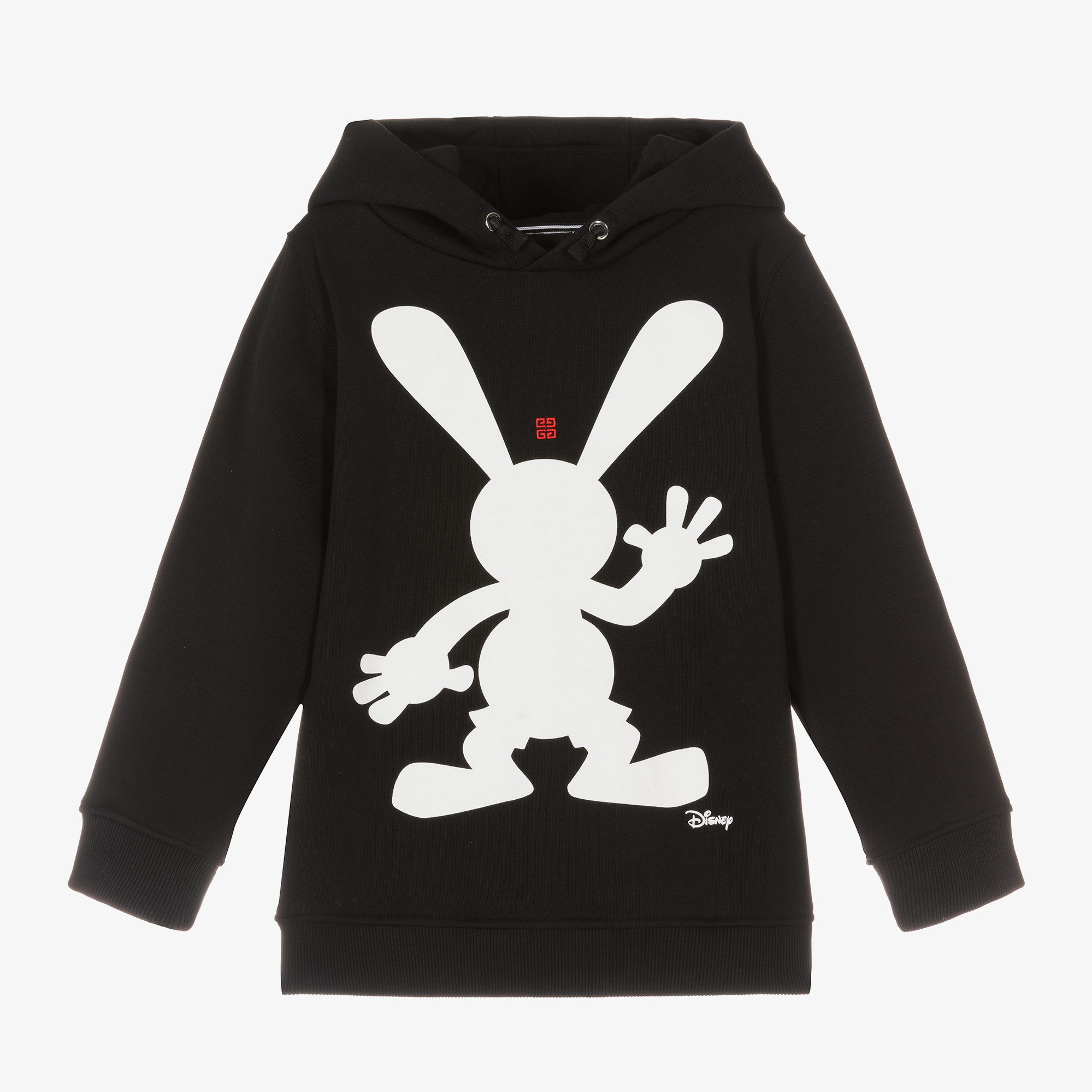Givenchy - Boys Black Cotton Disney Hooded Top | Childrensalon