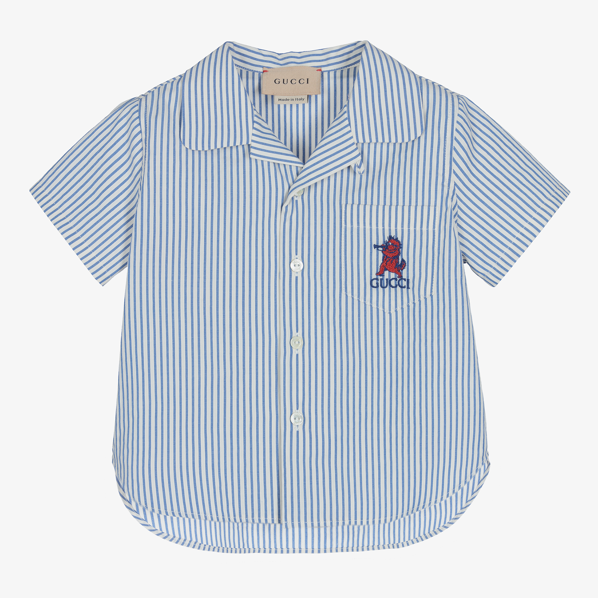Blue Striped Shirt - Made in Italy