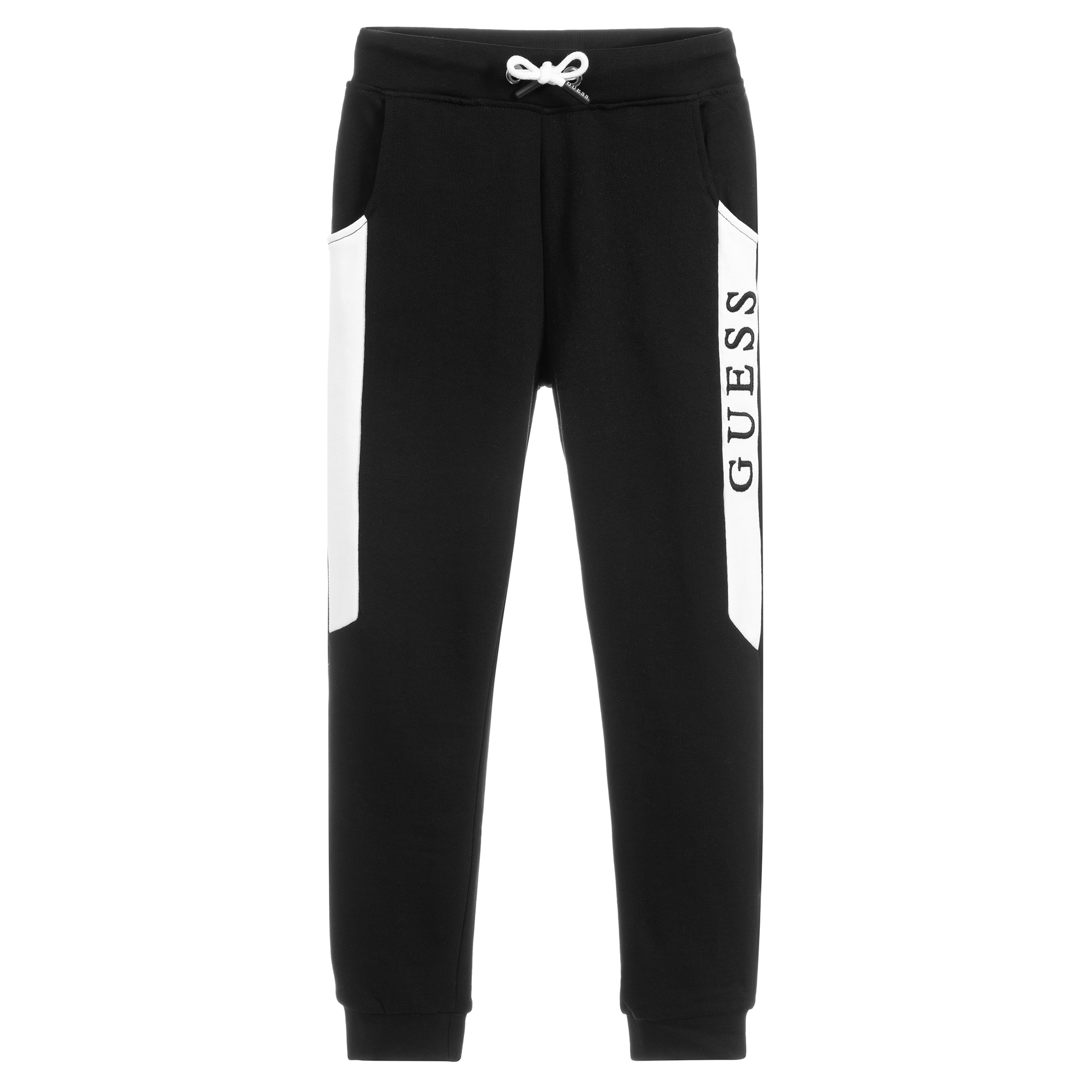 guess black joggers