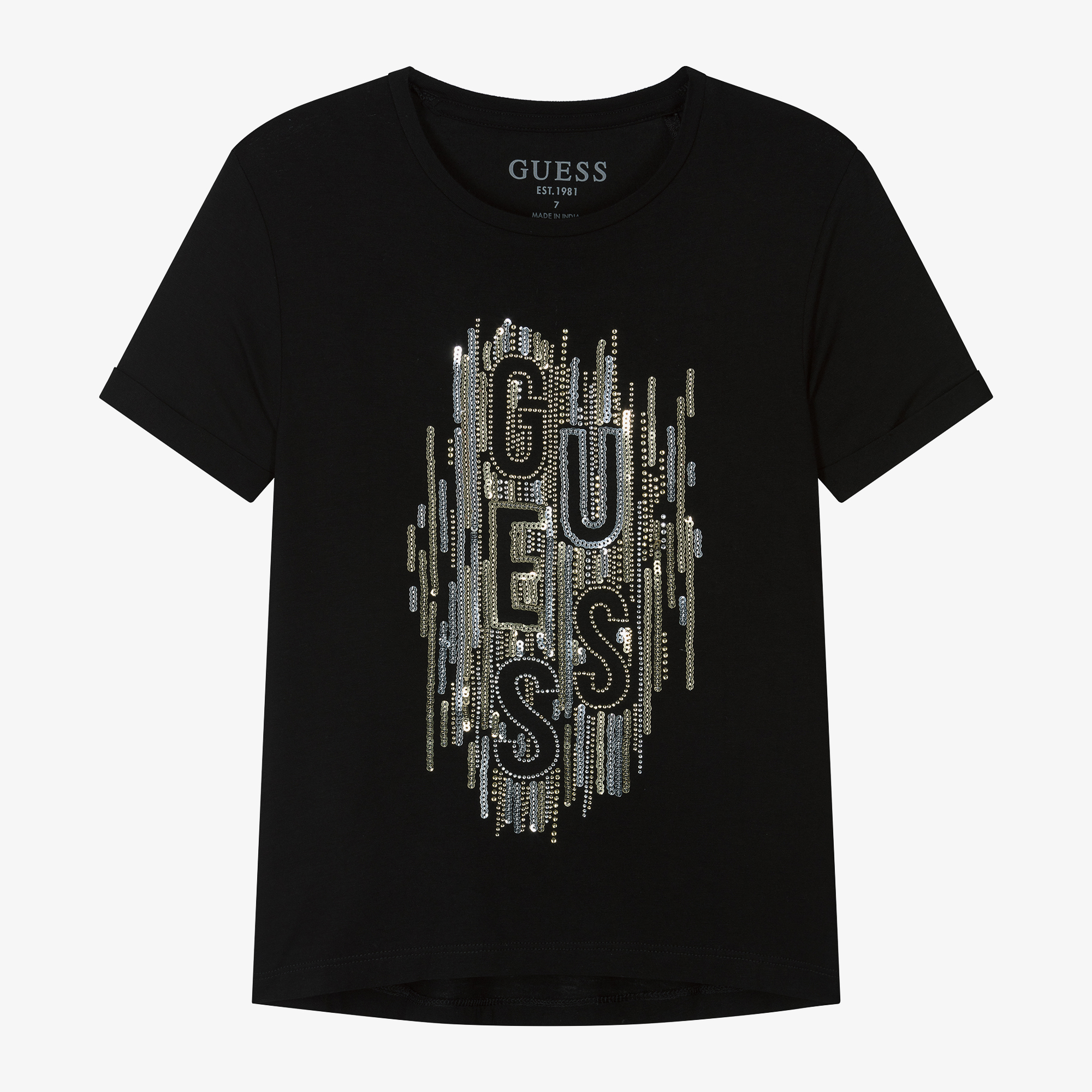 Guess sequin sales t shirt