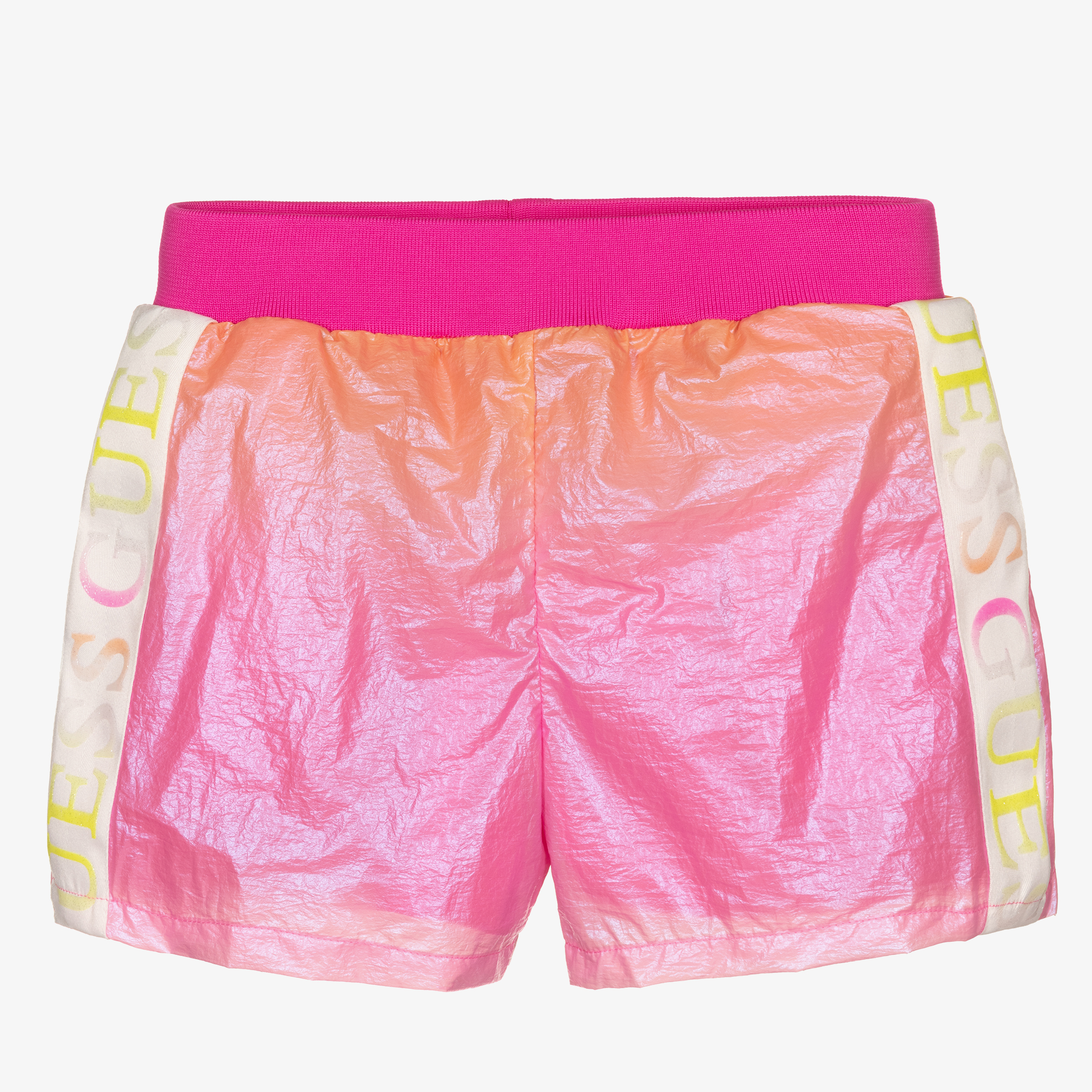 pink guess shorts