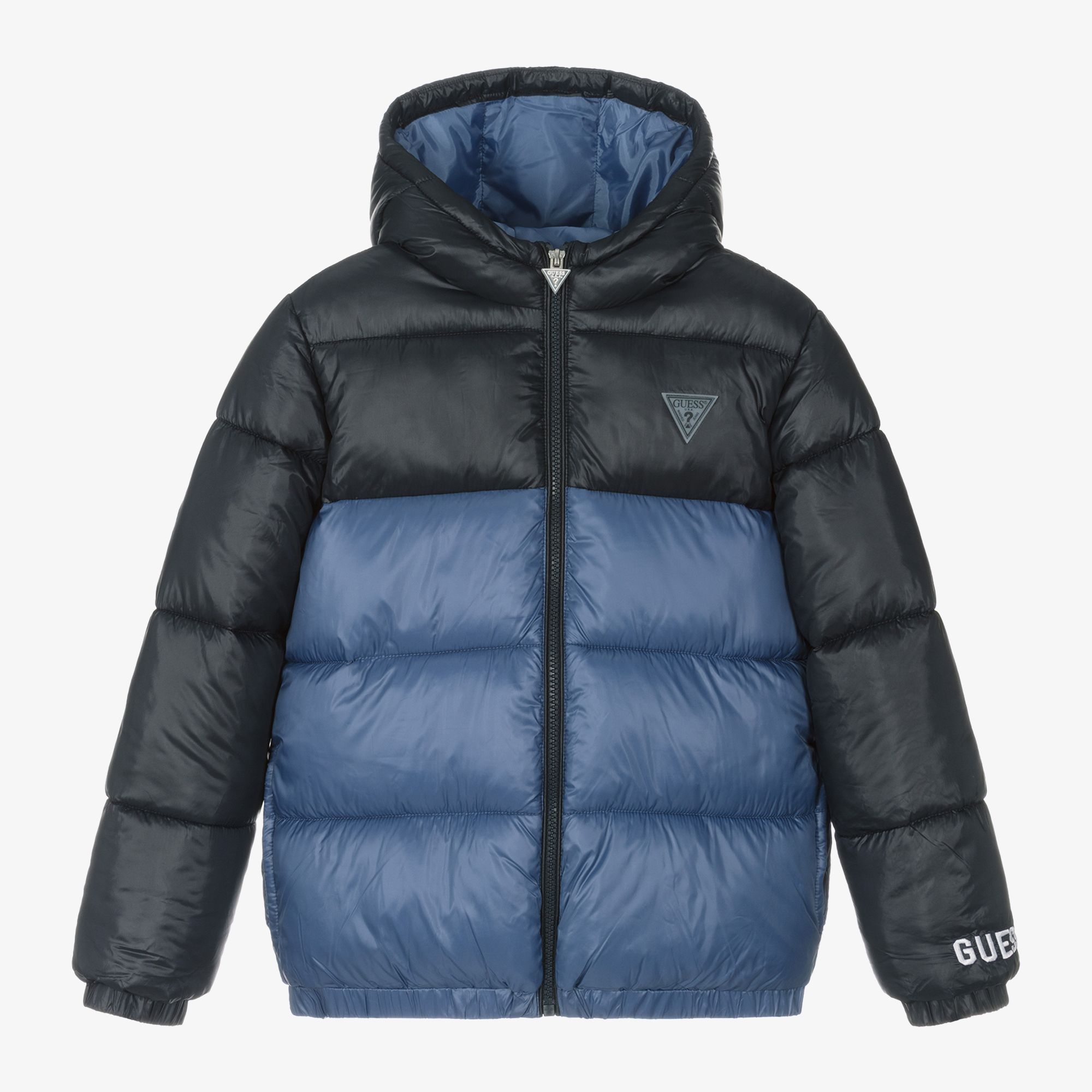 Guess Junior Boys Blue Puffer Jacket