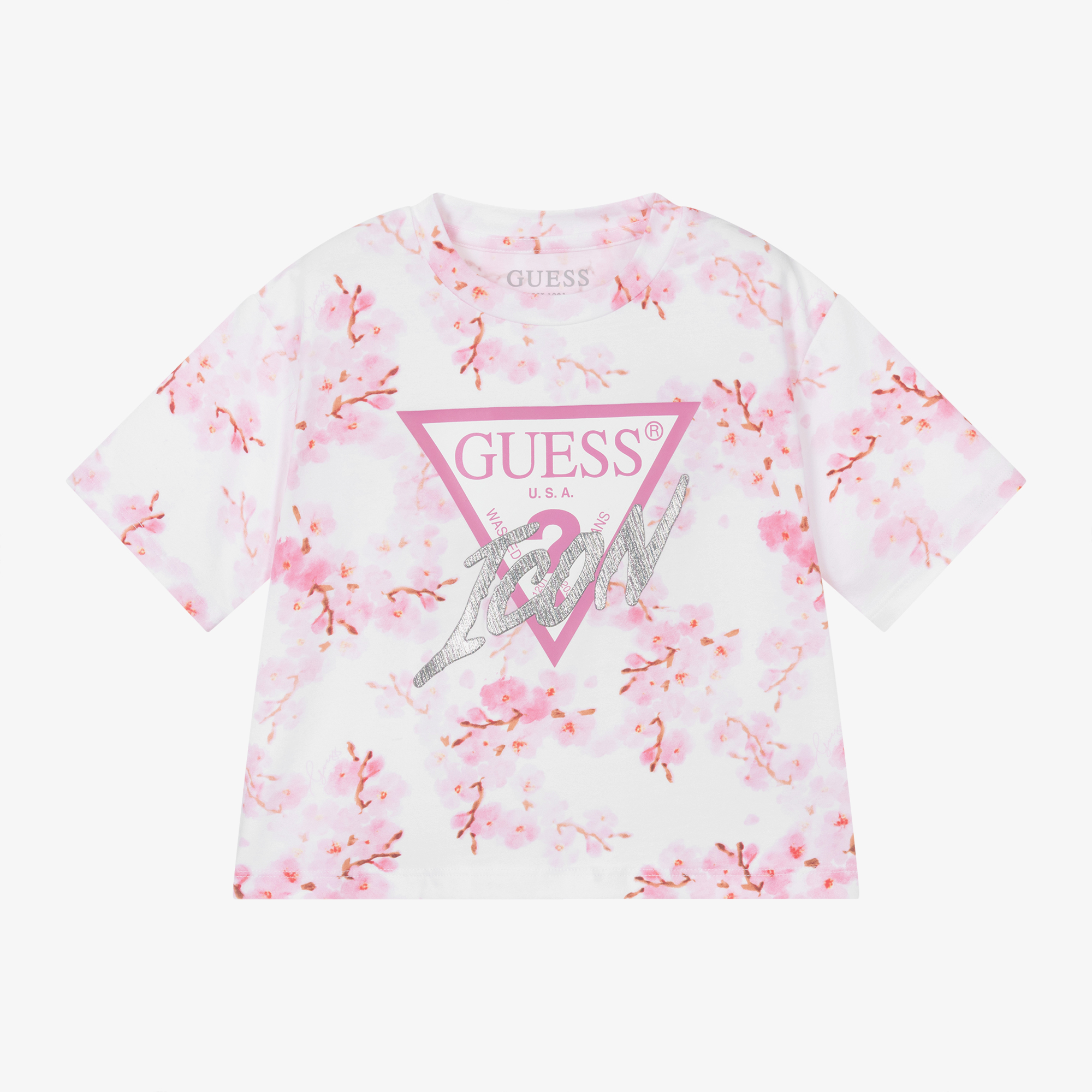 Guess pink t outlet shirt