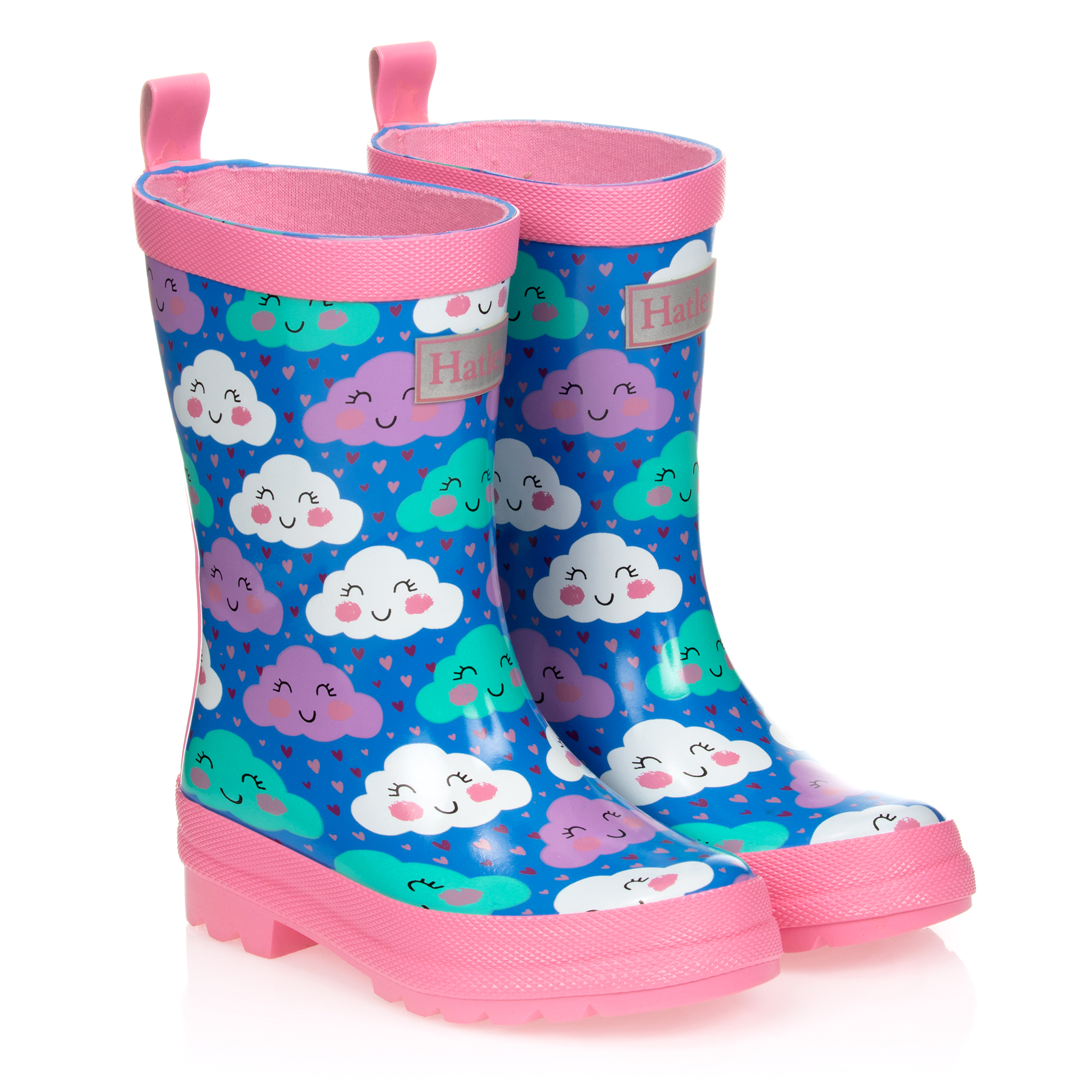 baby blue rain boots