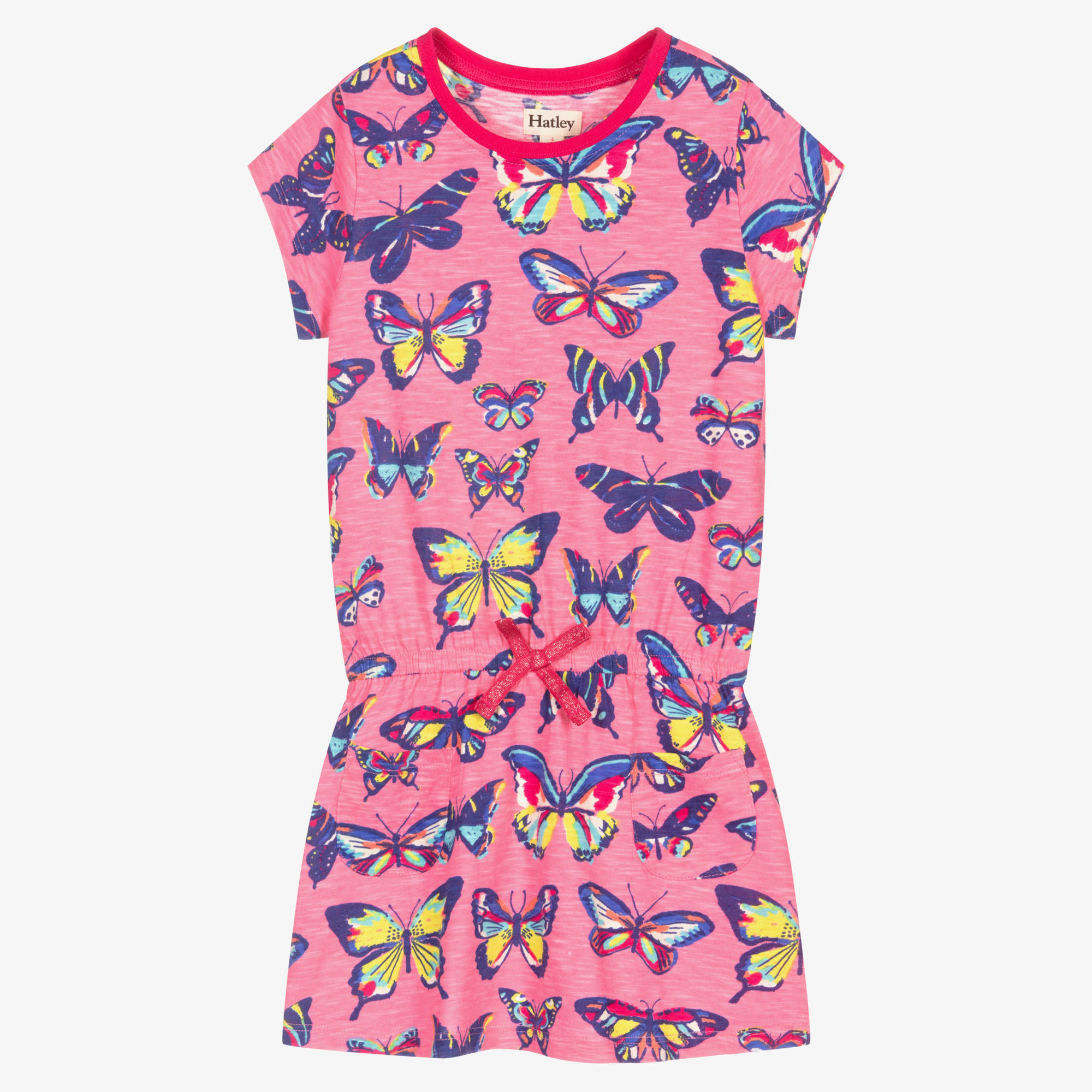 Hatley - Girls Cotton Butterflies Dress | Childrensalon