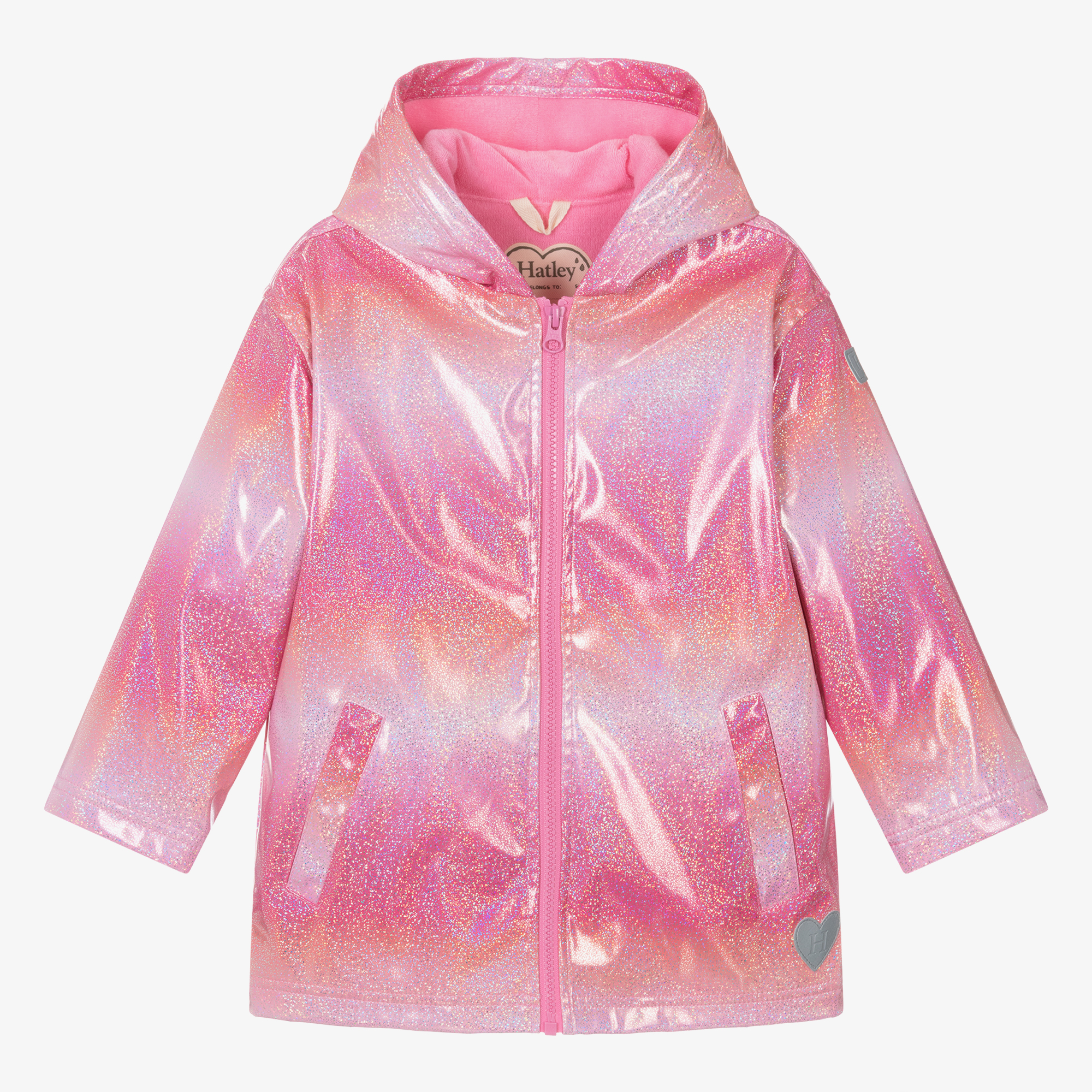 Girls on sale hooded raincoat