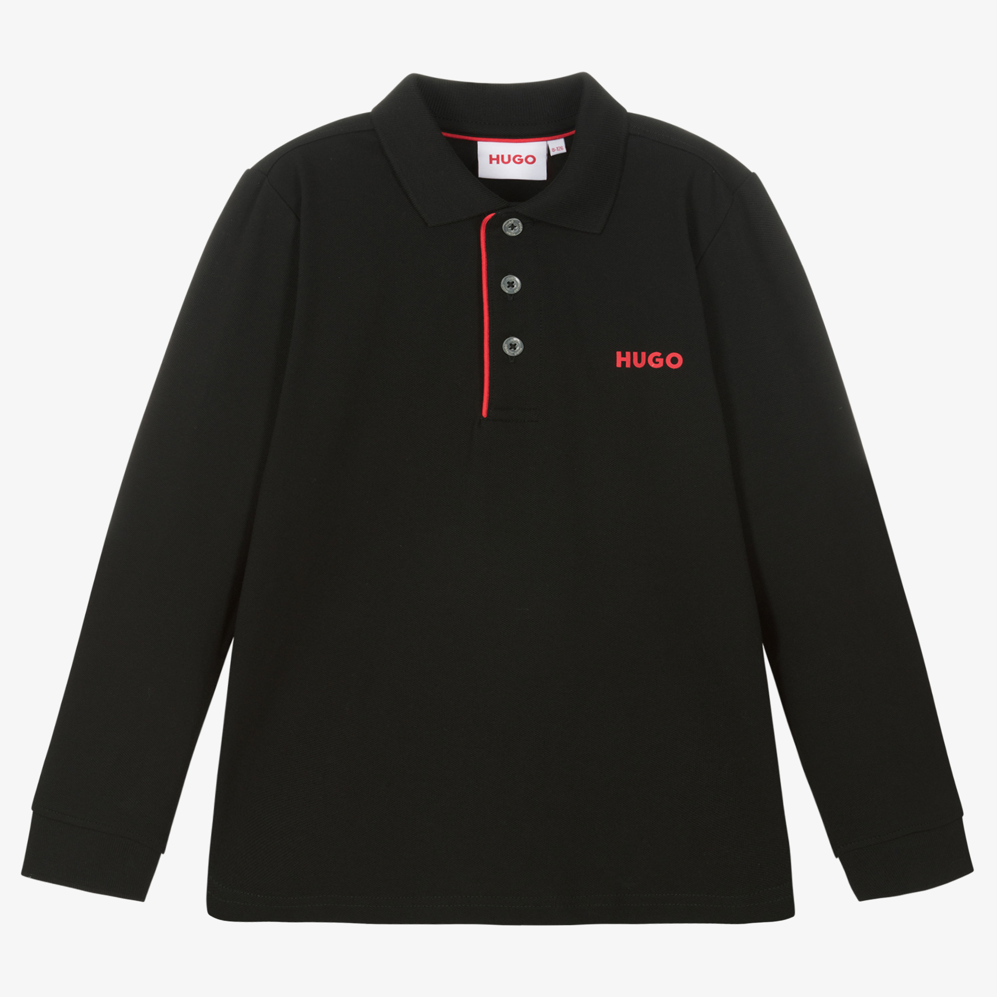 Boys hugo boss online long sleeve polo