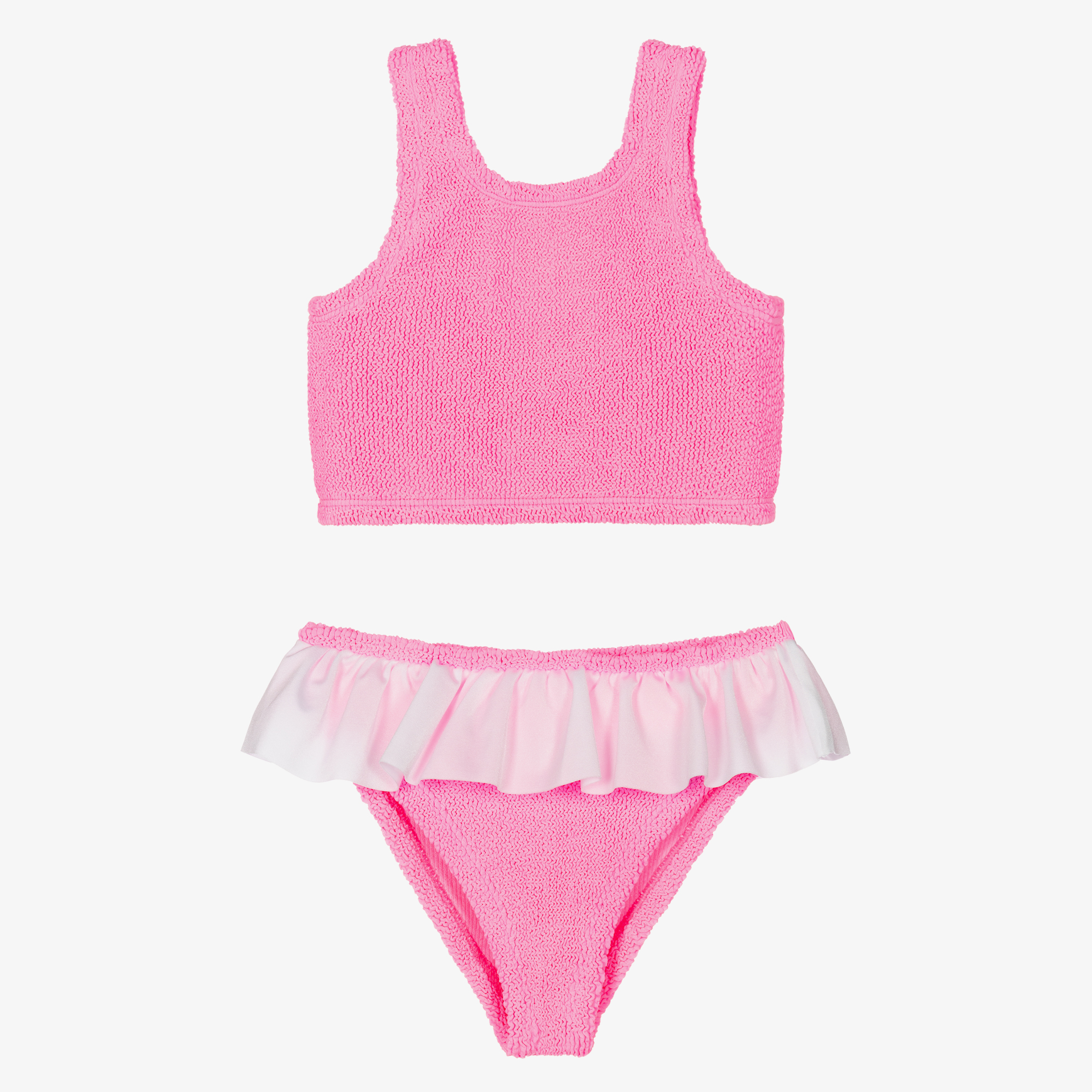 Pink frill bikini online