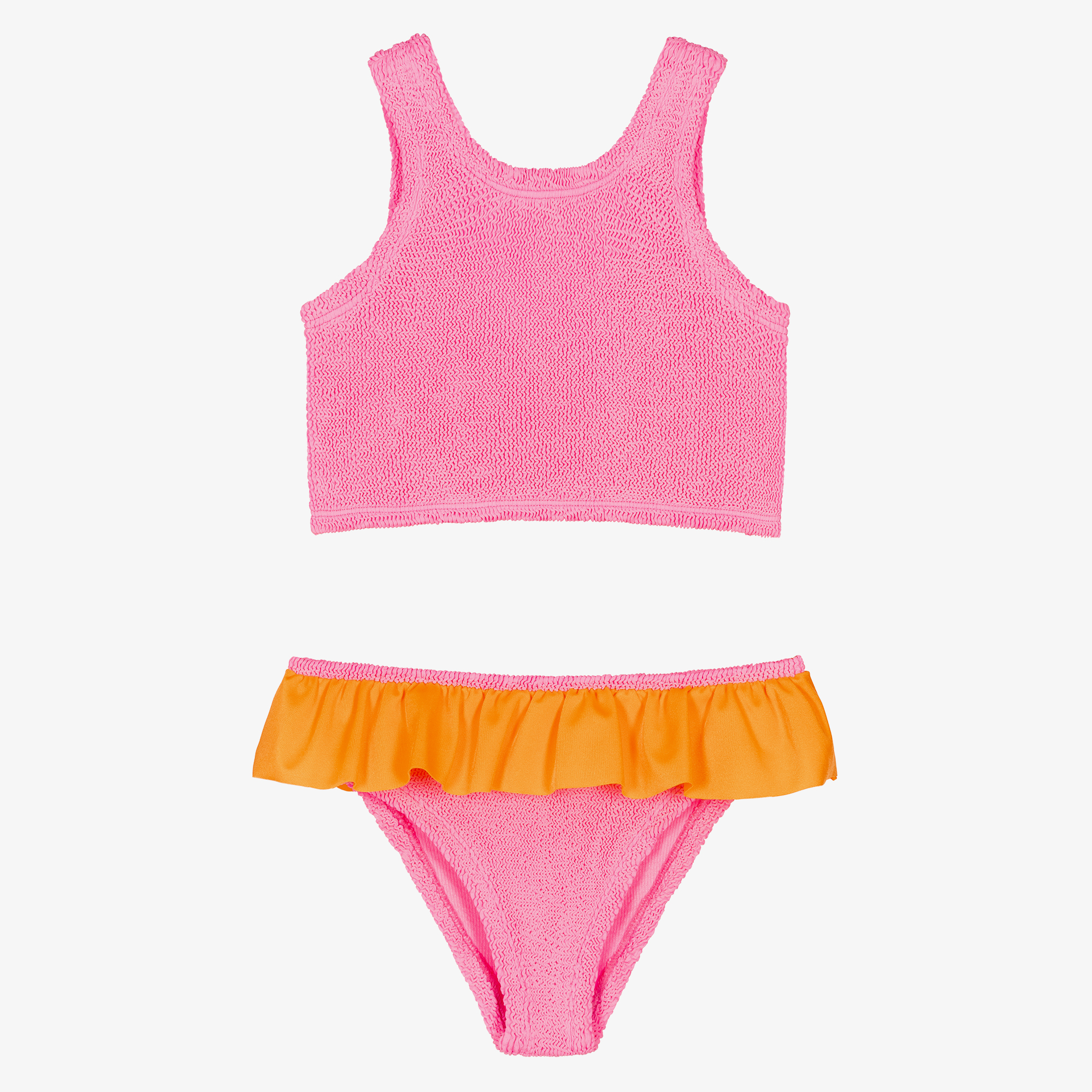 Pink and orange bathing suit online