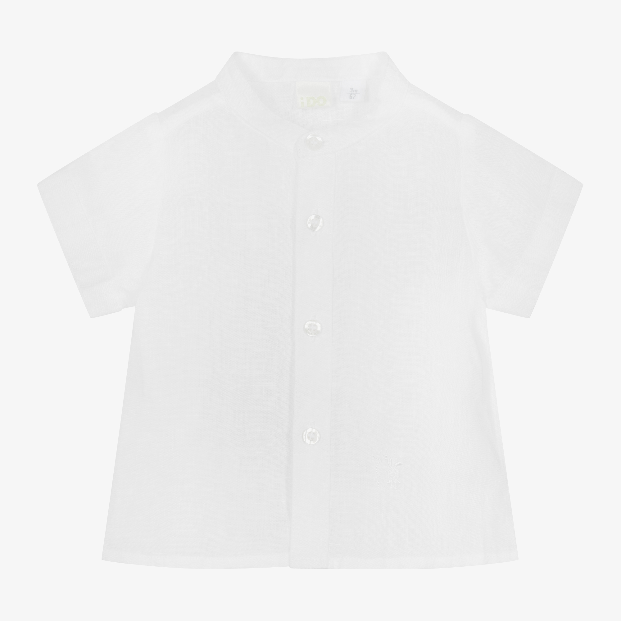 iDO Baby - Boys White Linen Shirt | Childrensalon