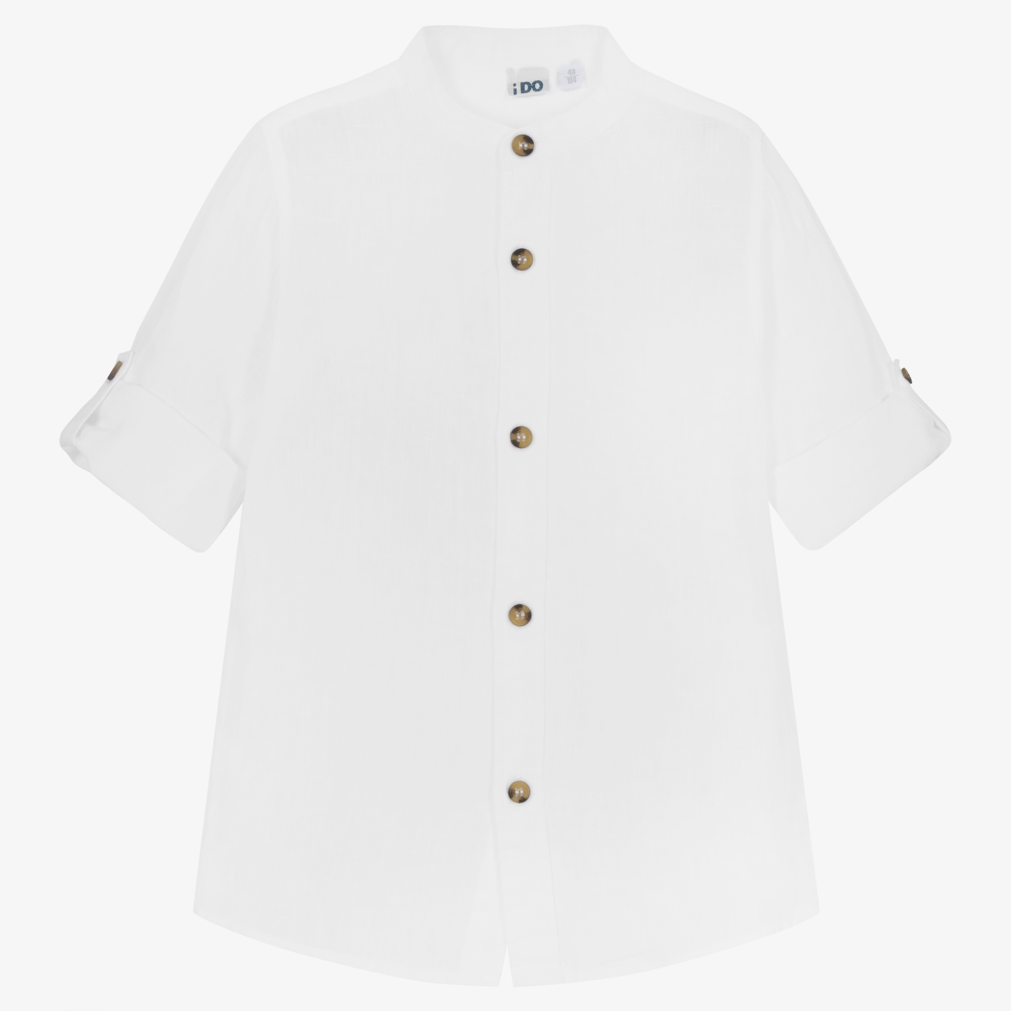 iDO Junior - Girls White Cotton Blouse | Childrensalon