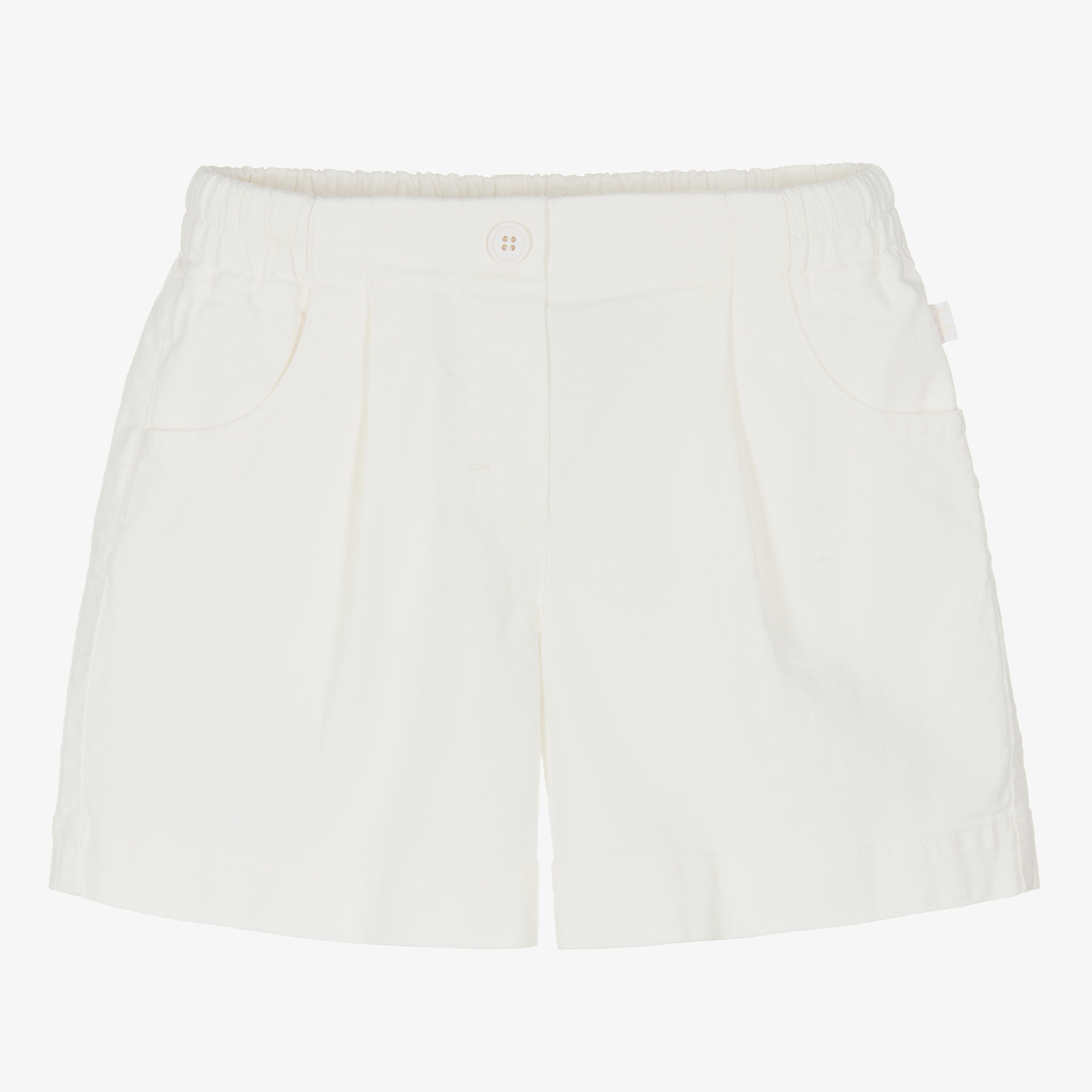 Il Gufo cotton-linen shorts - Brown