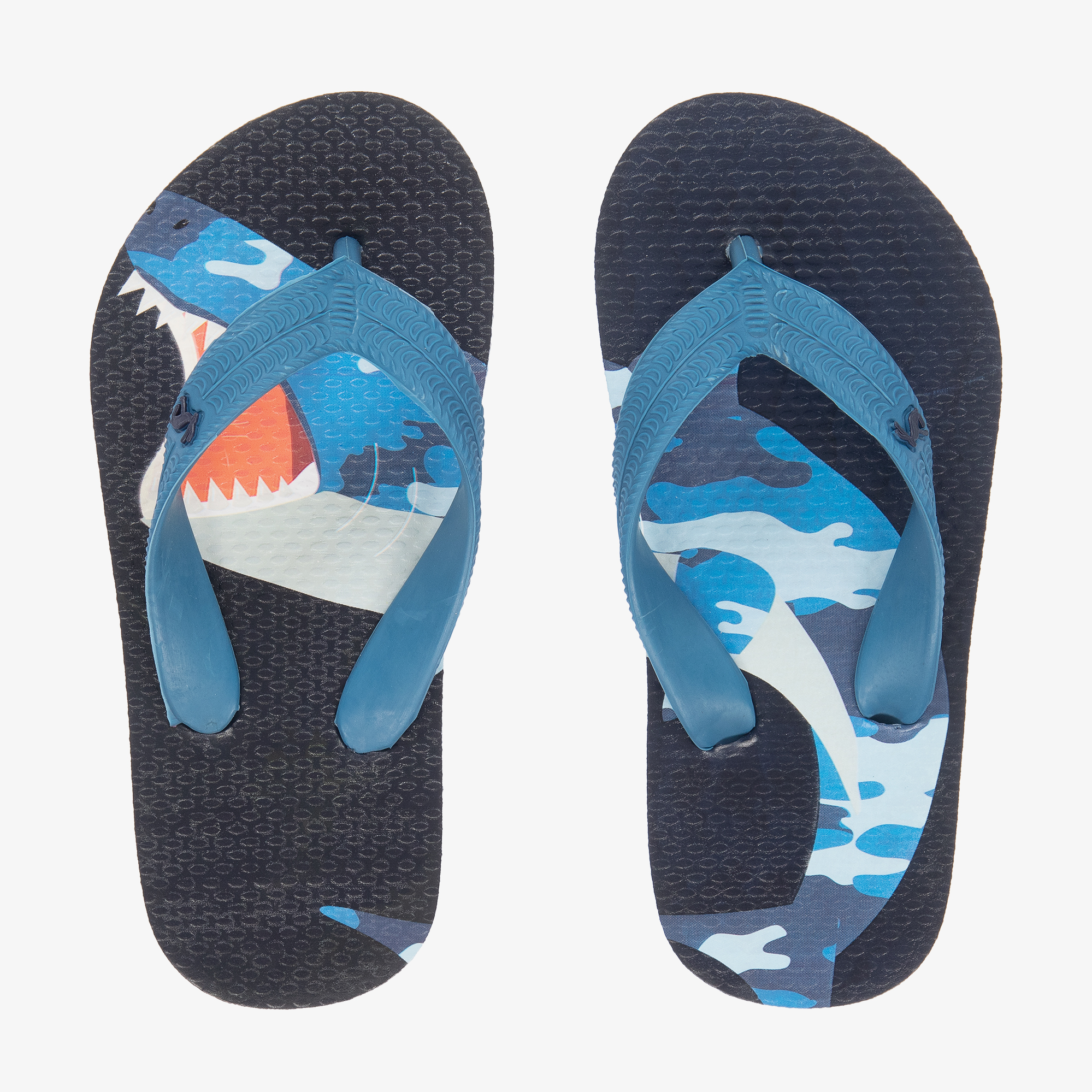 Joules - Blue Ice Cream Flip Flops | Childrensalon