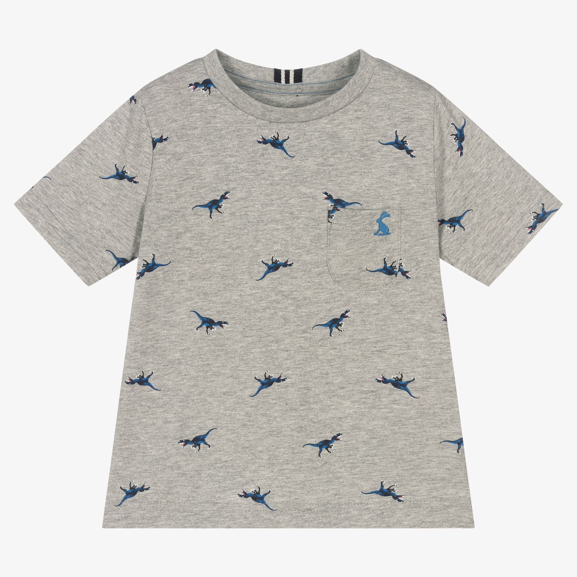 Joules - Boys Navy Blue Dino T-Shirt | Childrensalon