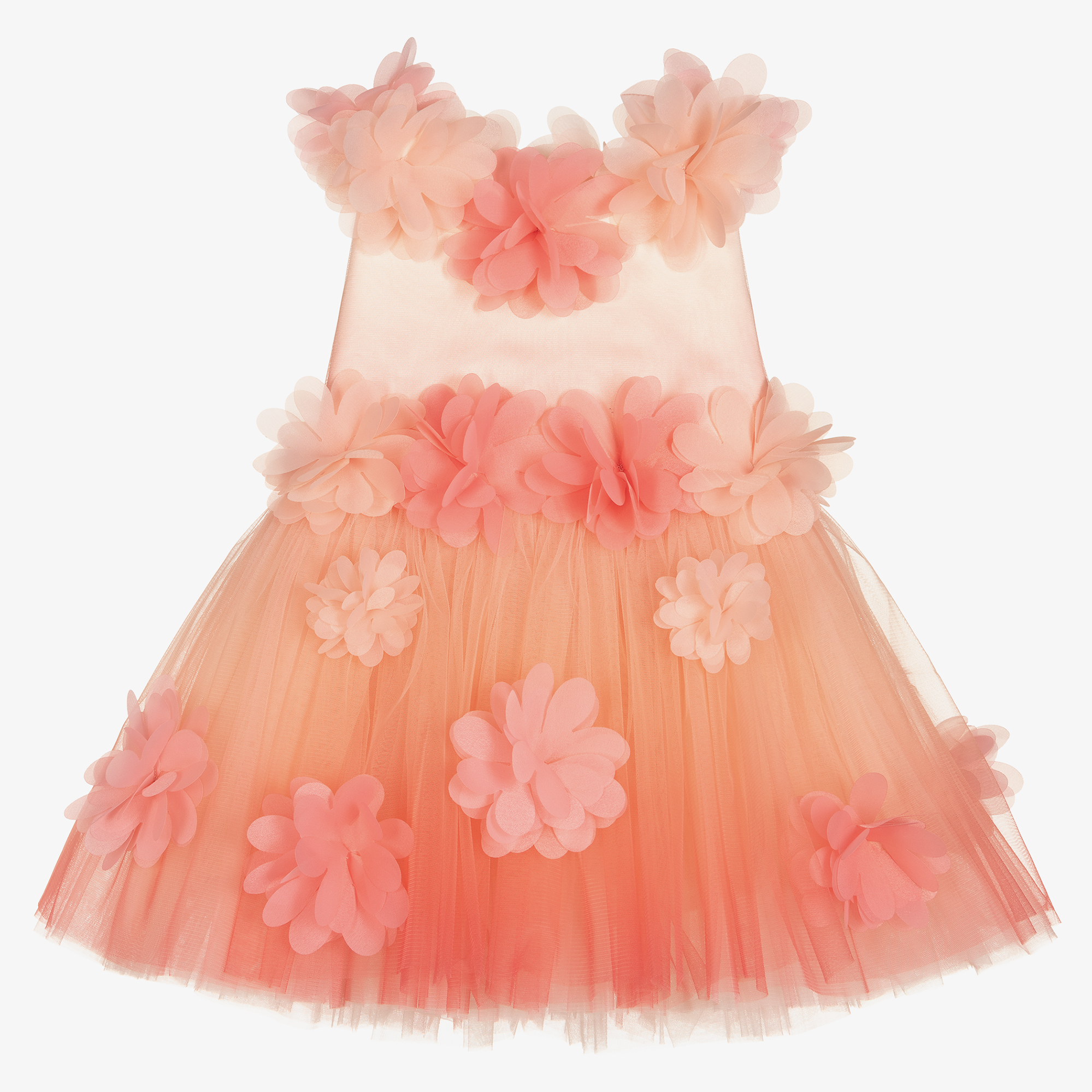 ombre tulle dress