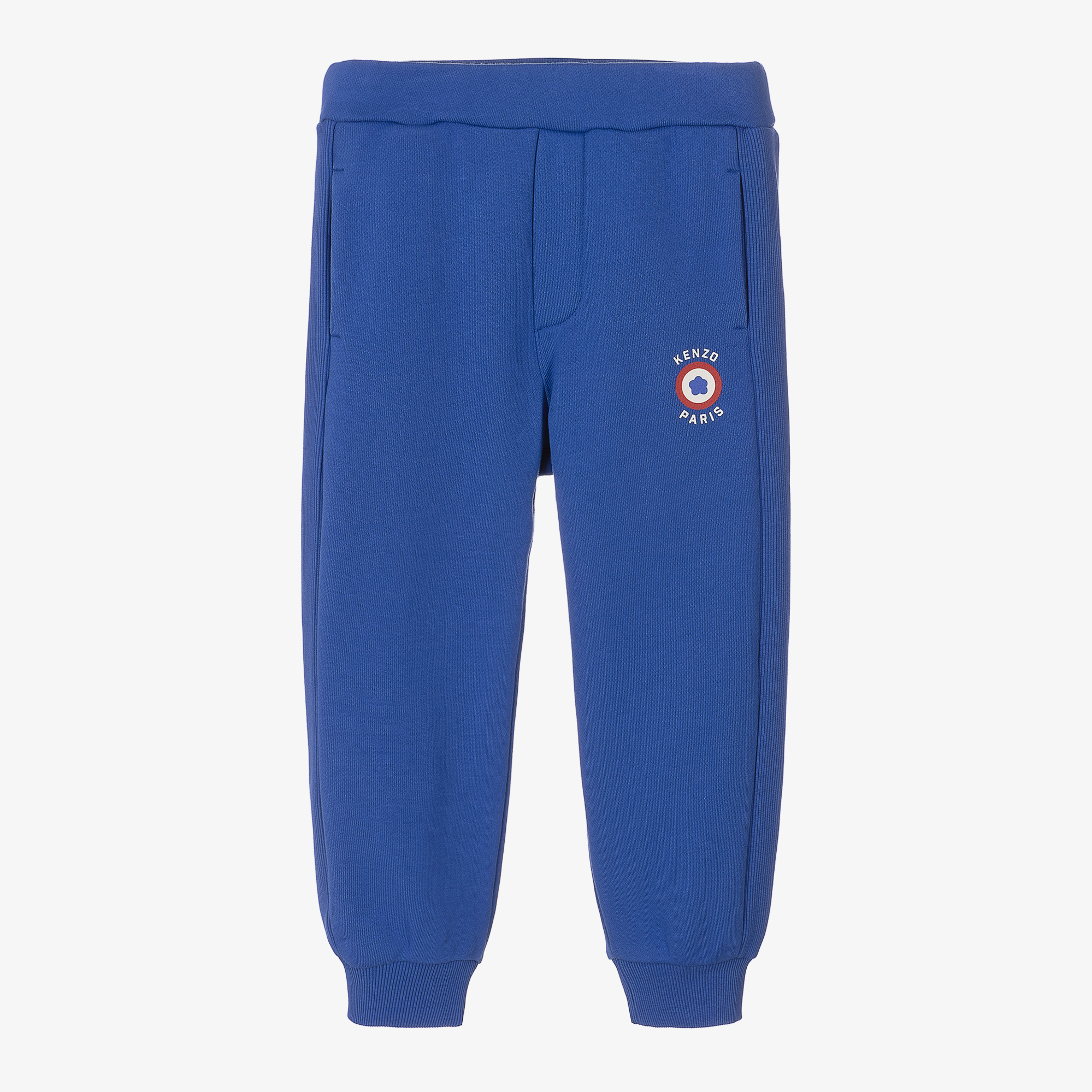 KENZO KIDS Boys Blue Cotton Target Joggers Childrensalon