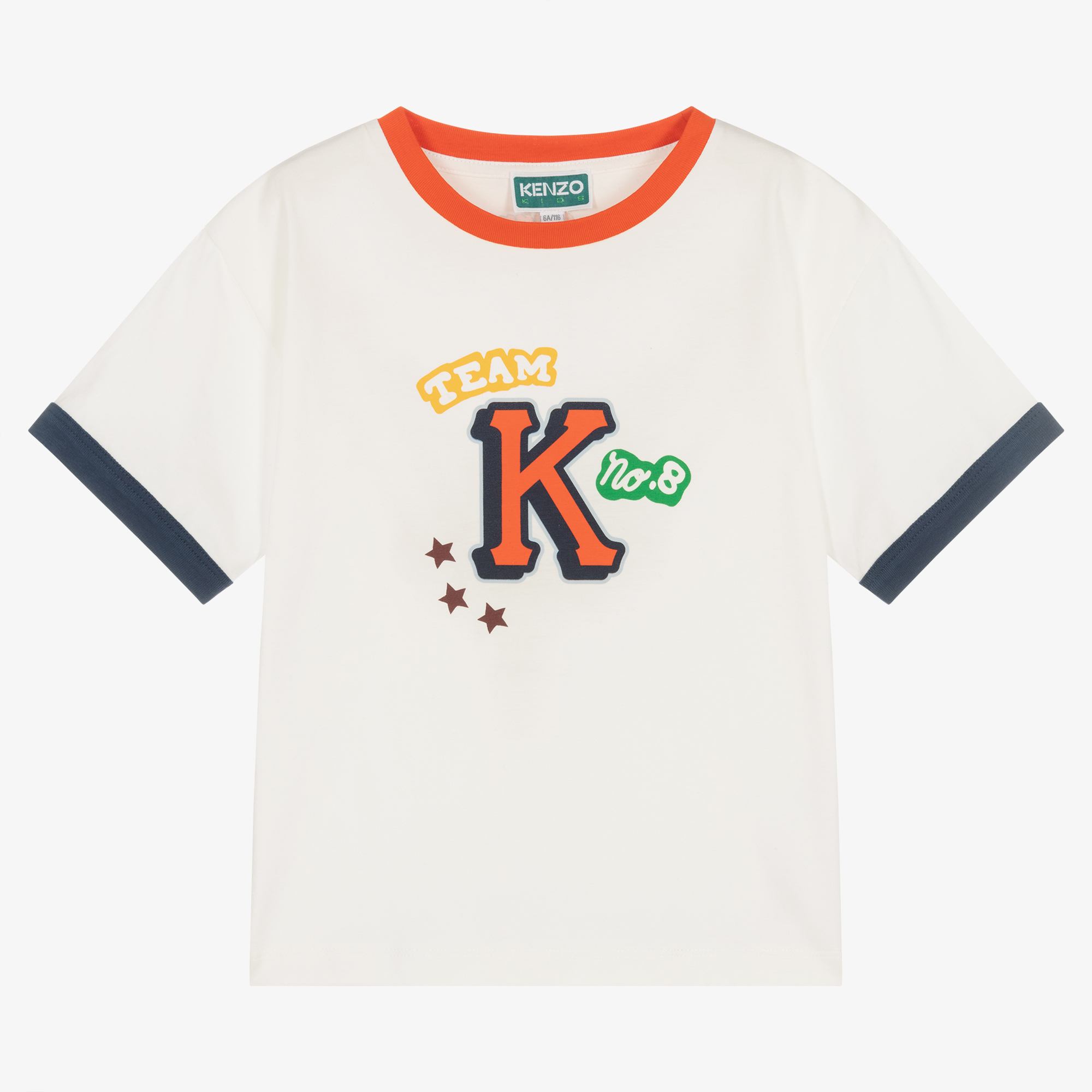 Kid's T-Shirt Ivory Cotton Jersey
