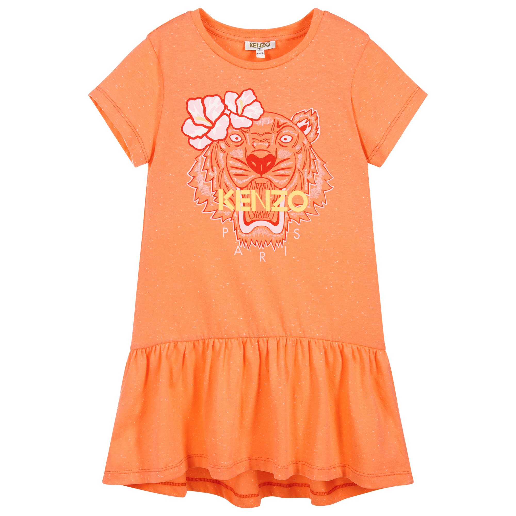 orange tiger dress