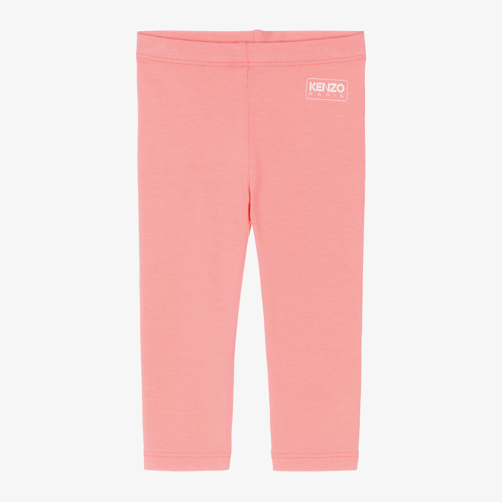 KENZO KIDS Girls Pink Organic Cotton Leggings