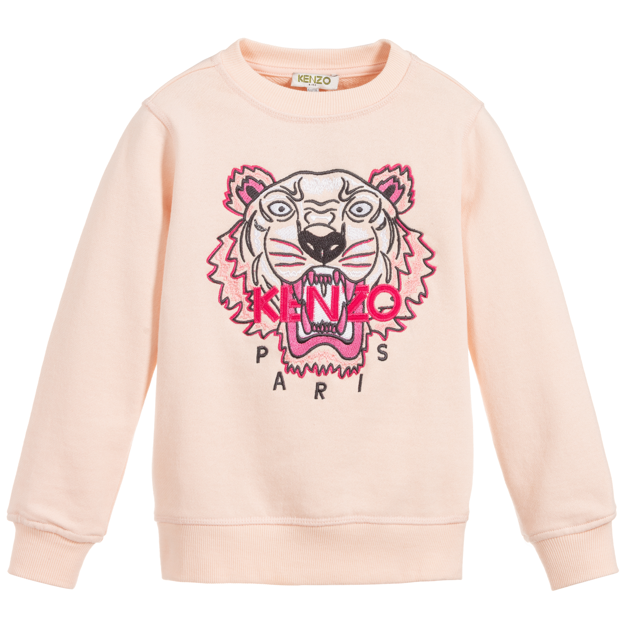 KENZO KIDS Girls Pink Tiger Sweatshirt