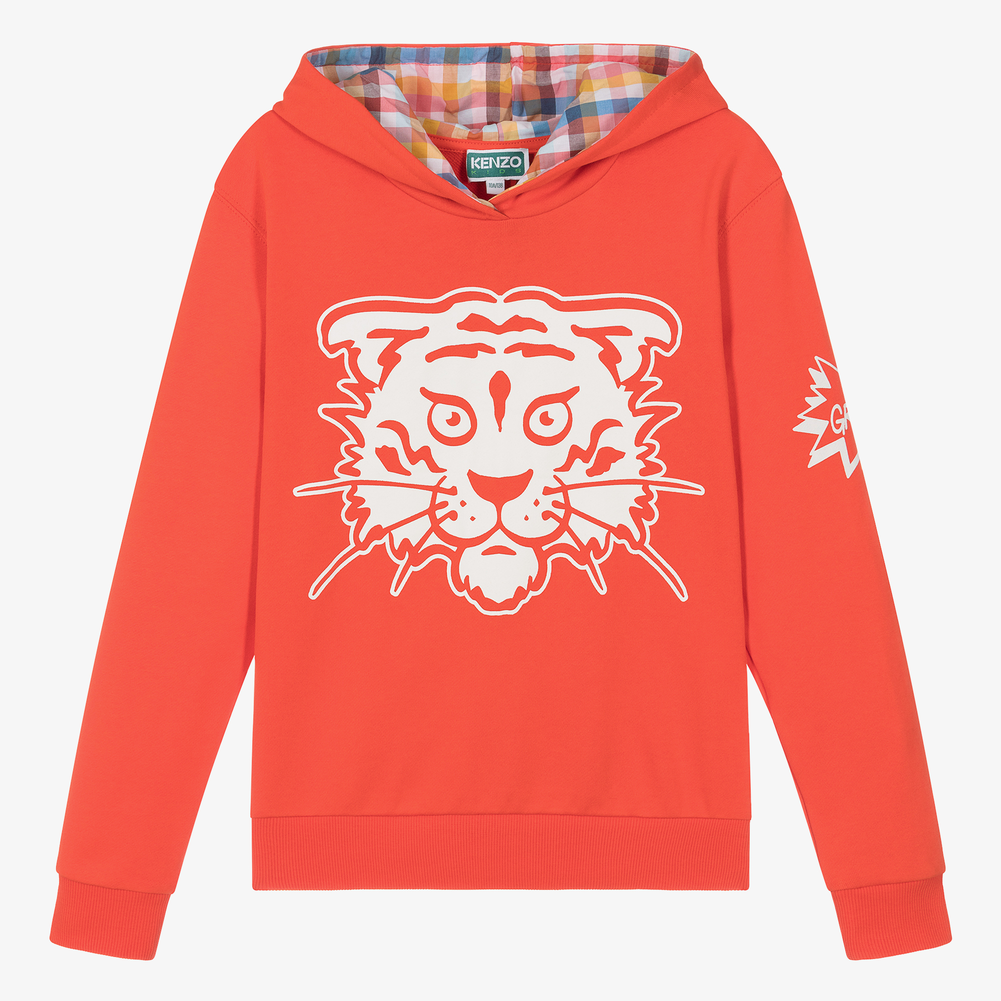 Kenzo store red hoodie