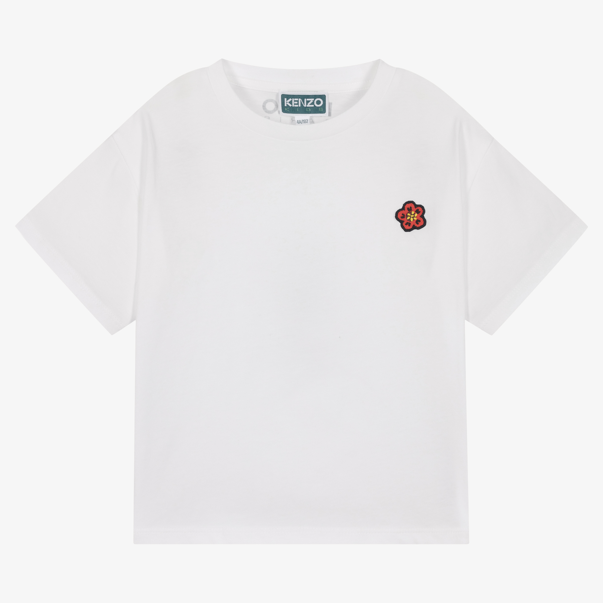 KENZO KIDS - Boys White X Logo T-Shirt | Childrensalon