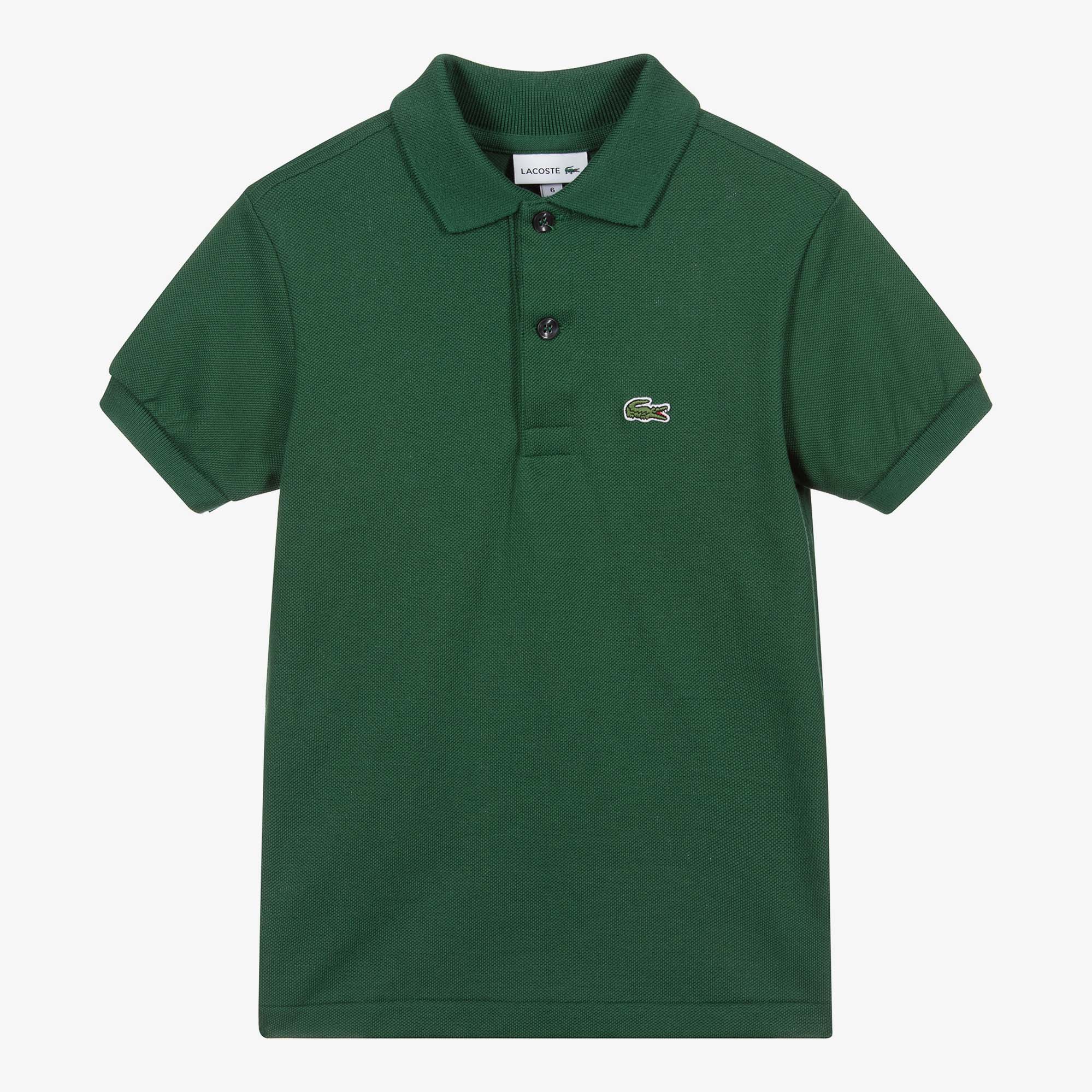 Lacoste - White Cotton Polo Shirt | Childrensalon