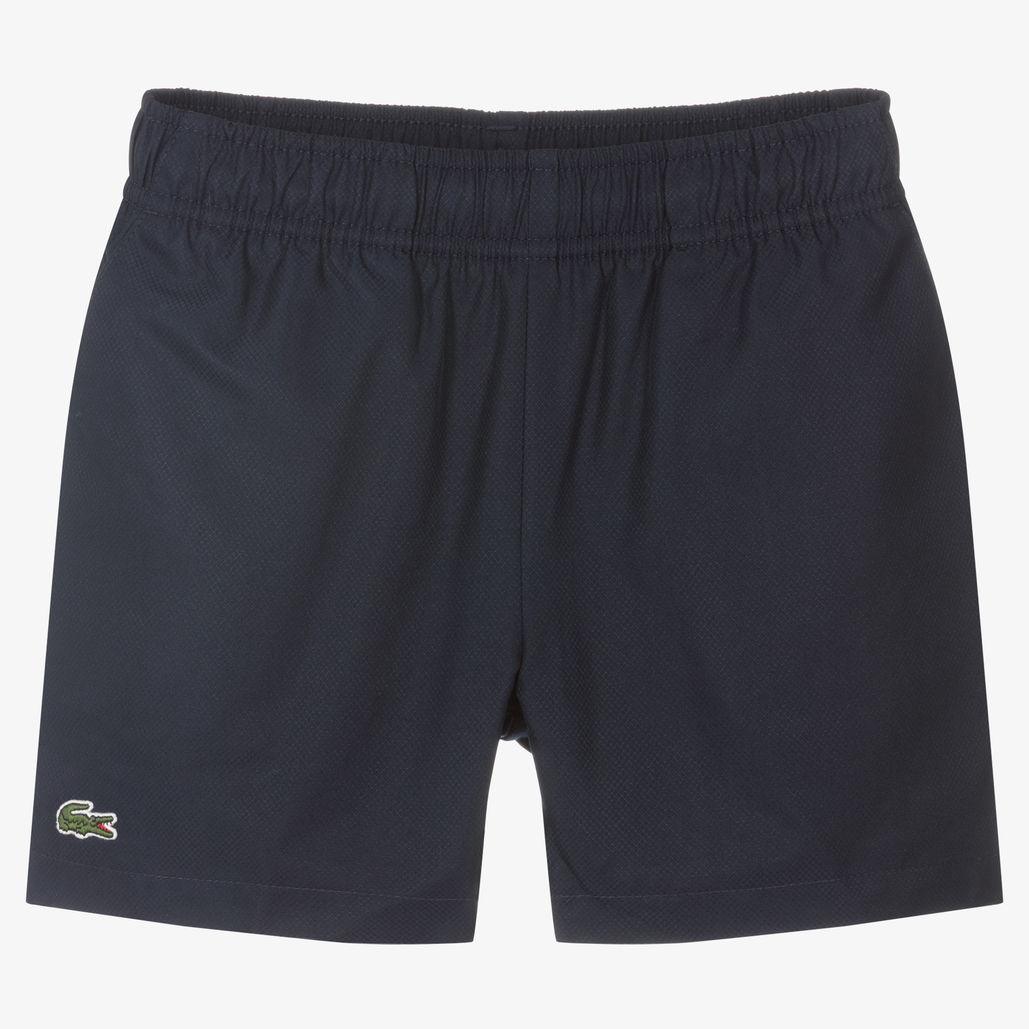 Lacoste Sport - Navy Blue Cotton Logo Shorts | Childrensalon