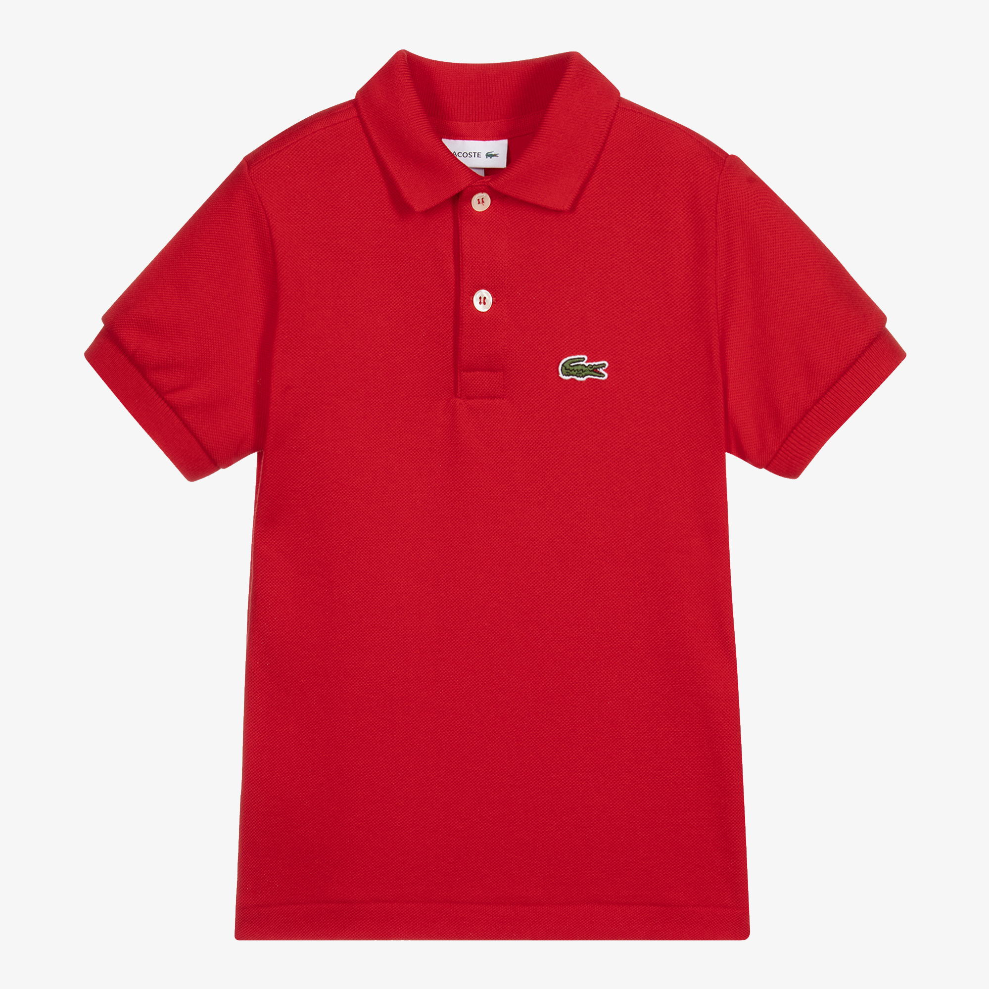 Lacoste red polo t shirt on sale