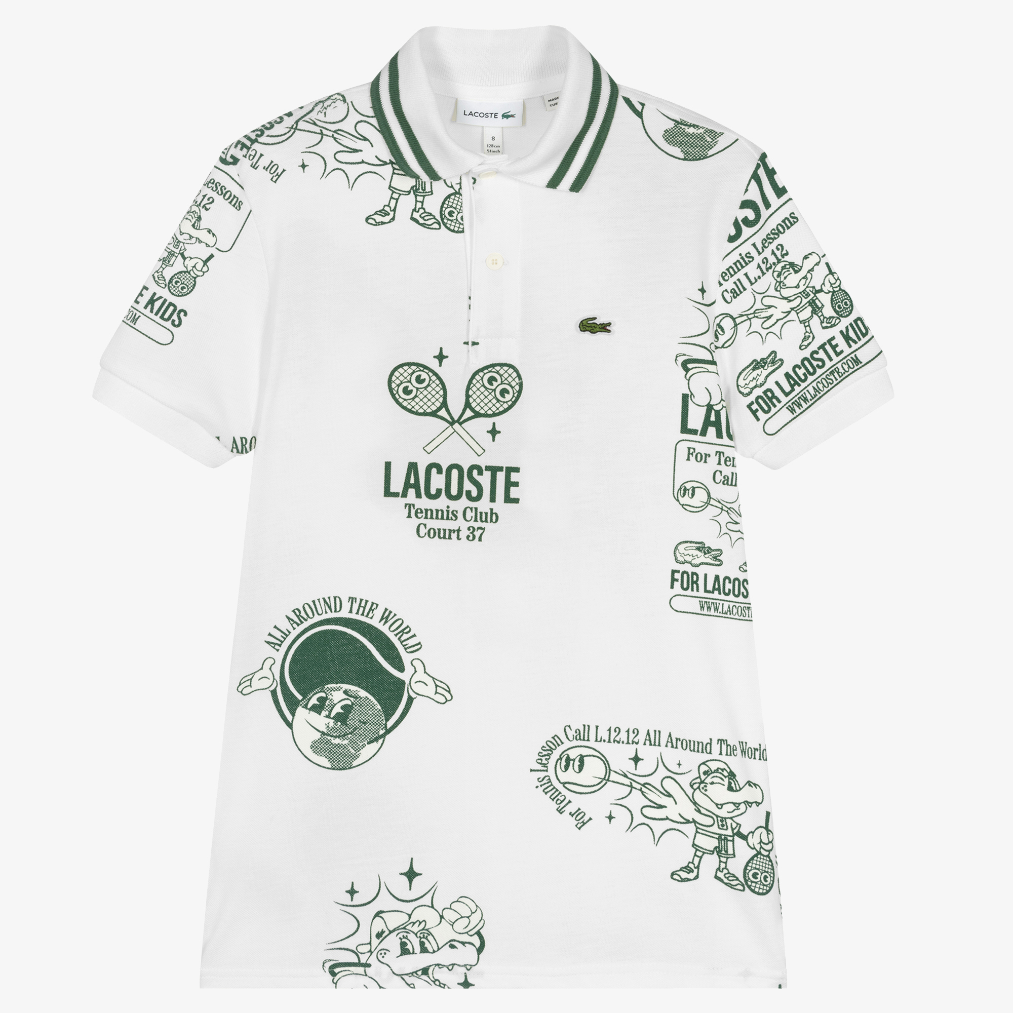 Lacoste - Boys Cotton Polo Shirt | Childrensalon
