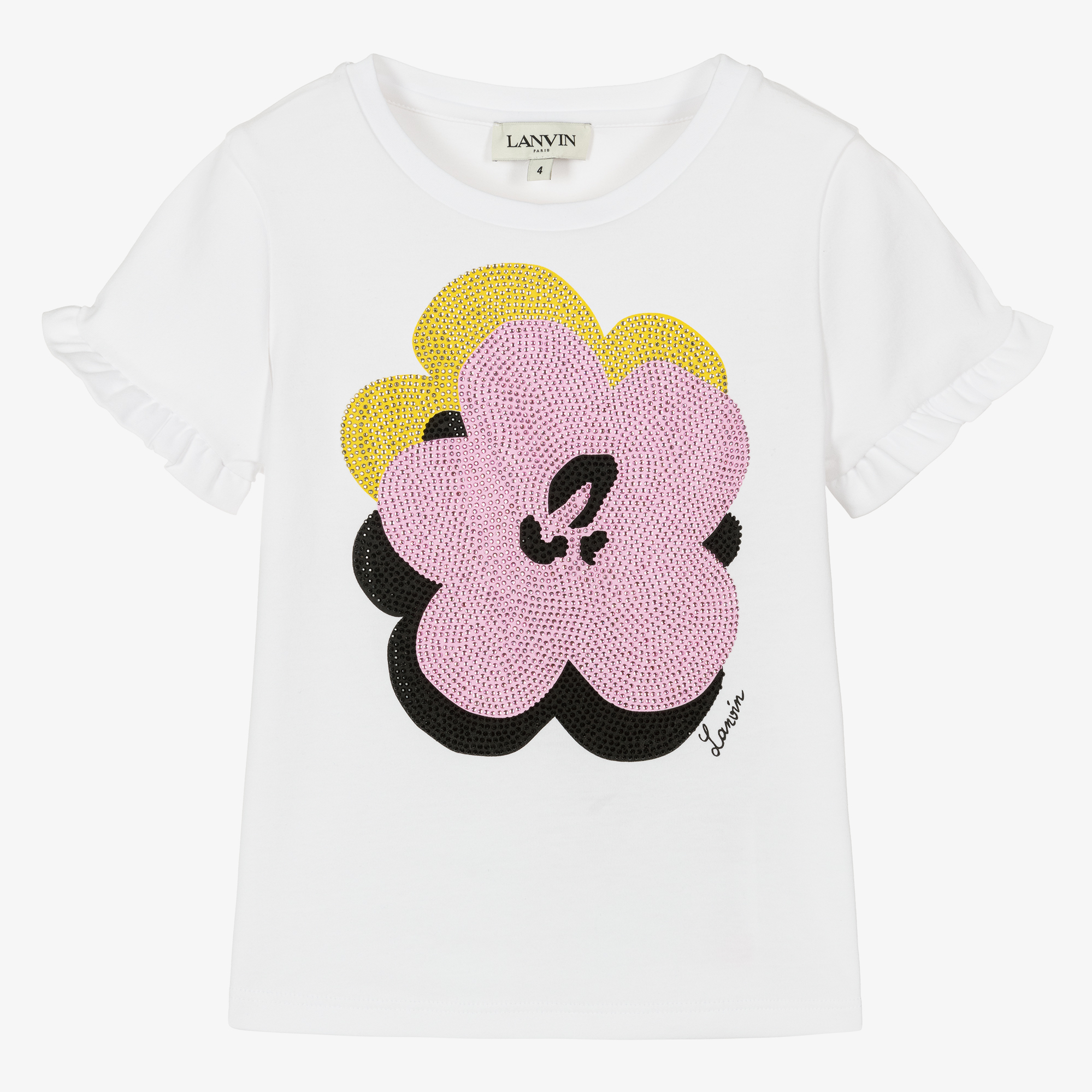 Lanvin - Teen Leopard Logo T-Shirt | Childrensalon